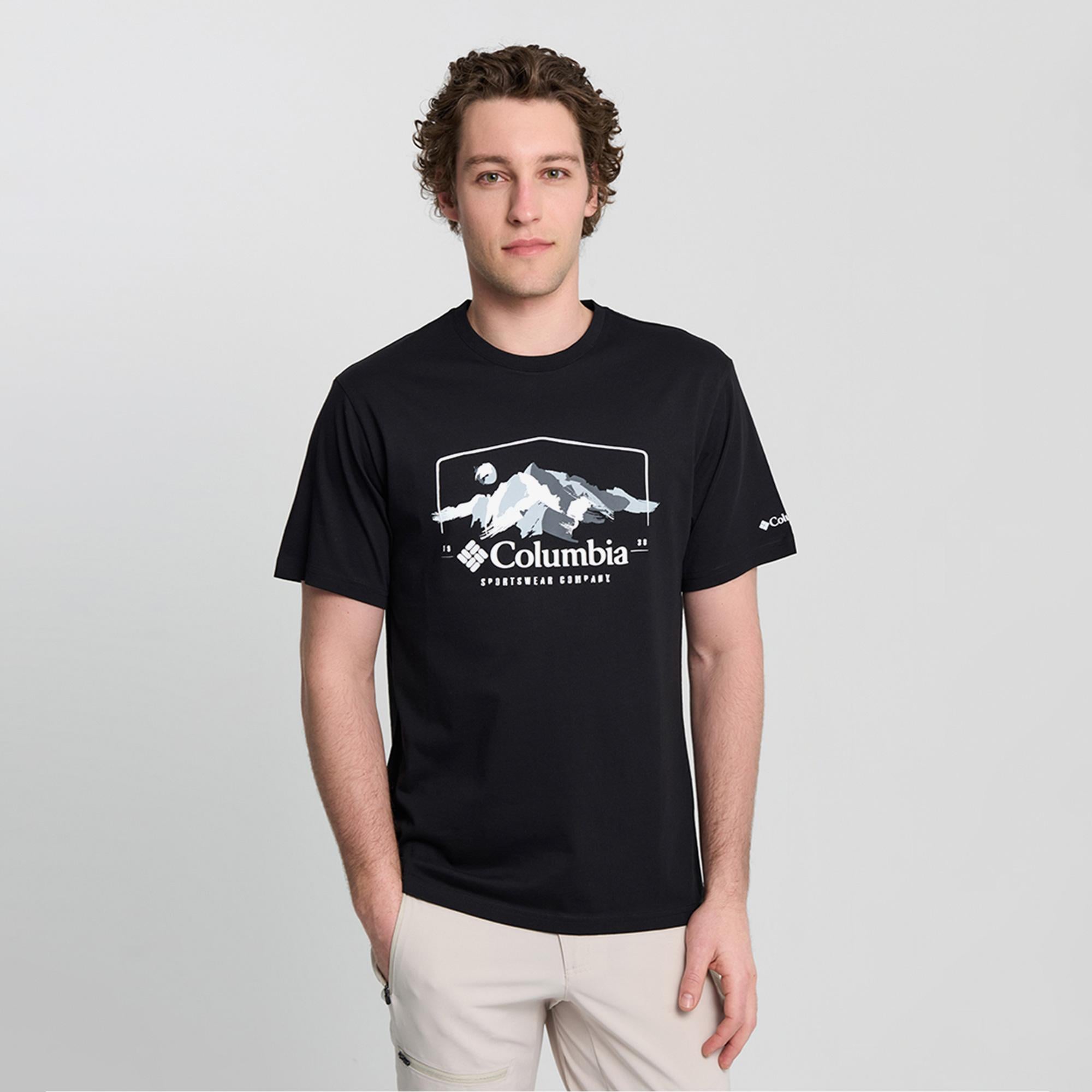 Columbia Brush With Nature Erkek Siyah T-Shirt