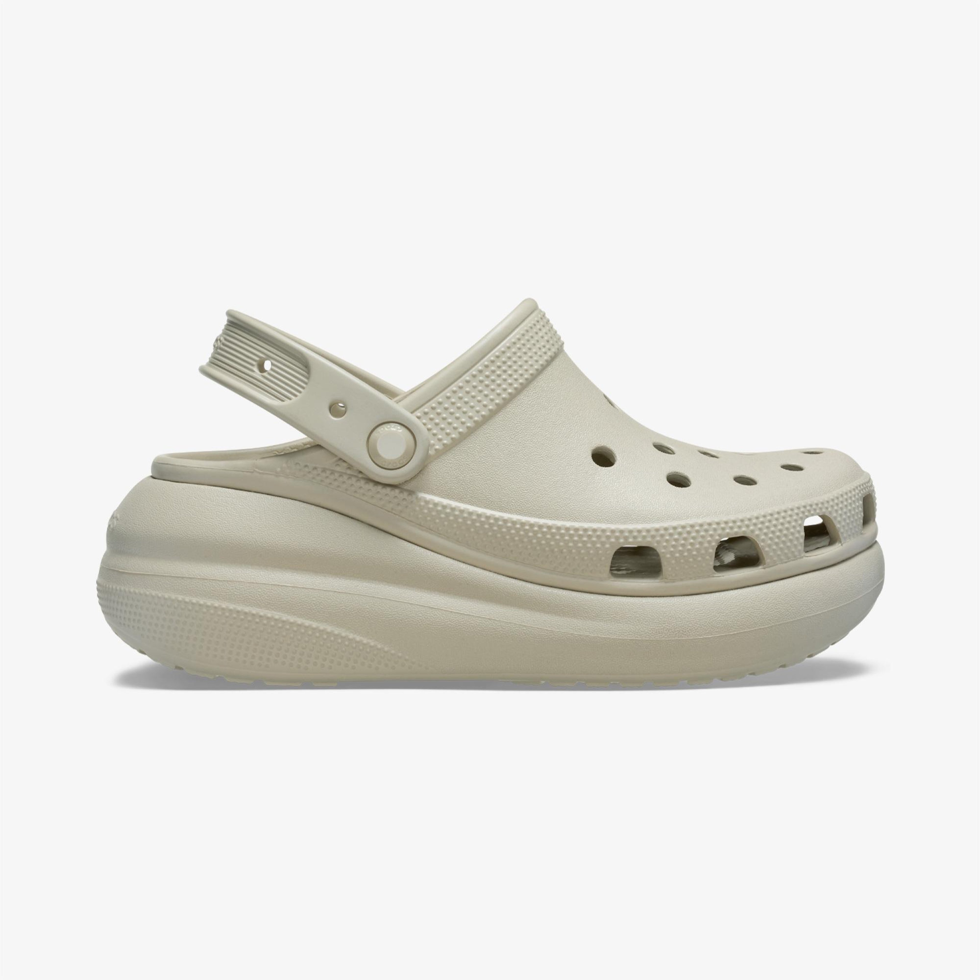 Crocs Crush Clog Unisex Krem Rengi Terlik