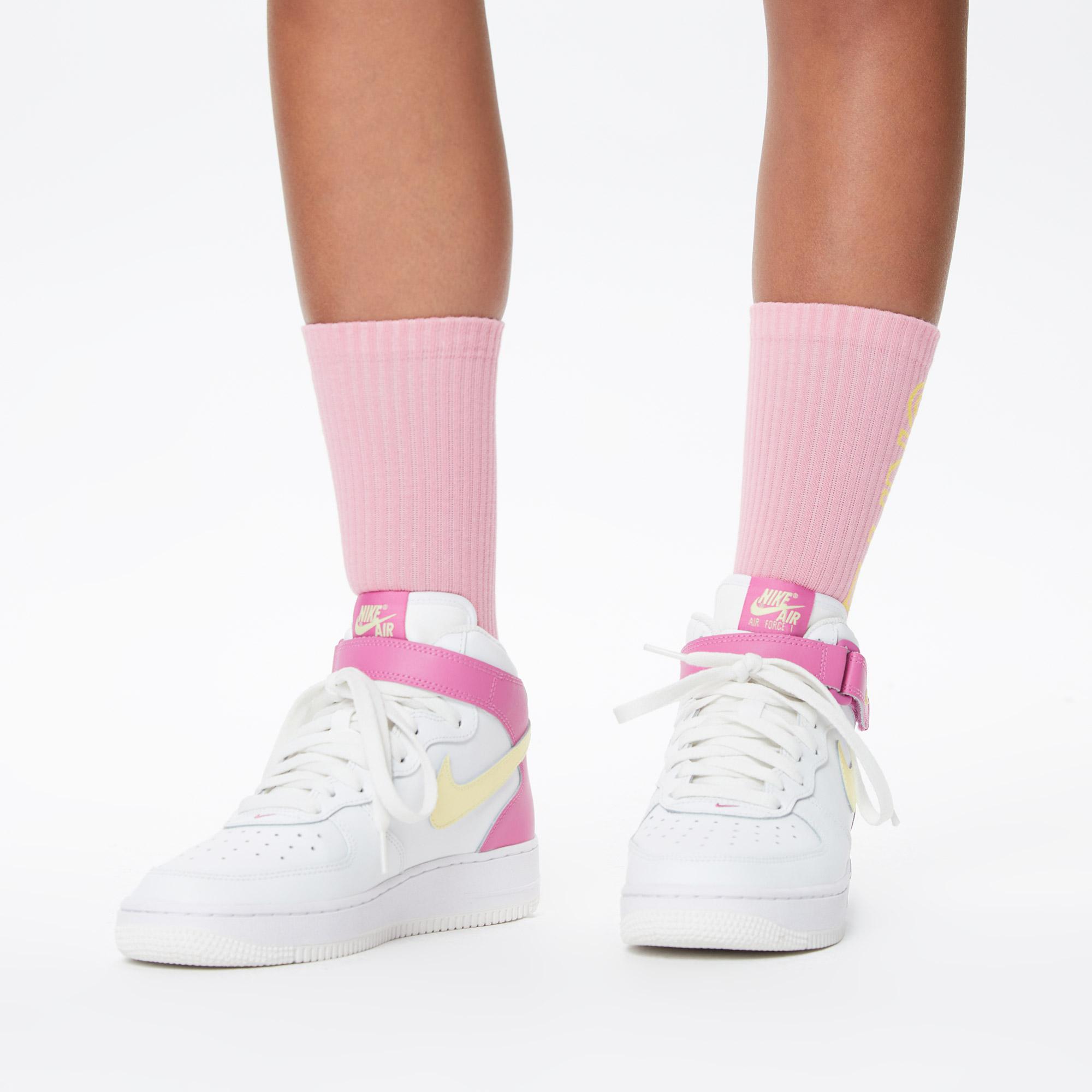 UNITED4 Street Unisex Pembe/Turuncu/Sarı 3'lü Çorap