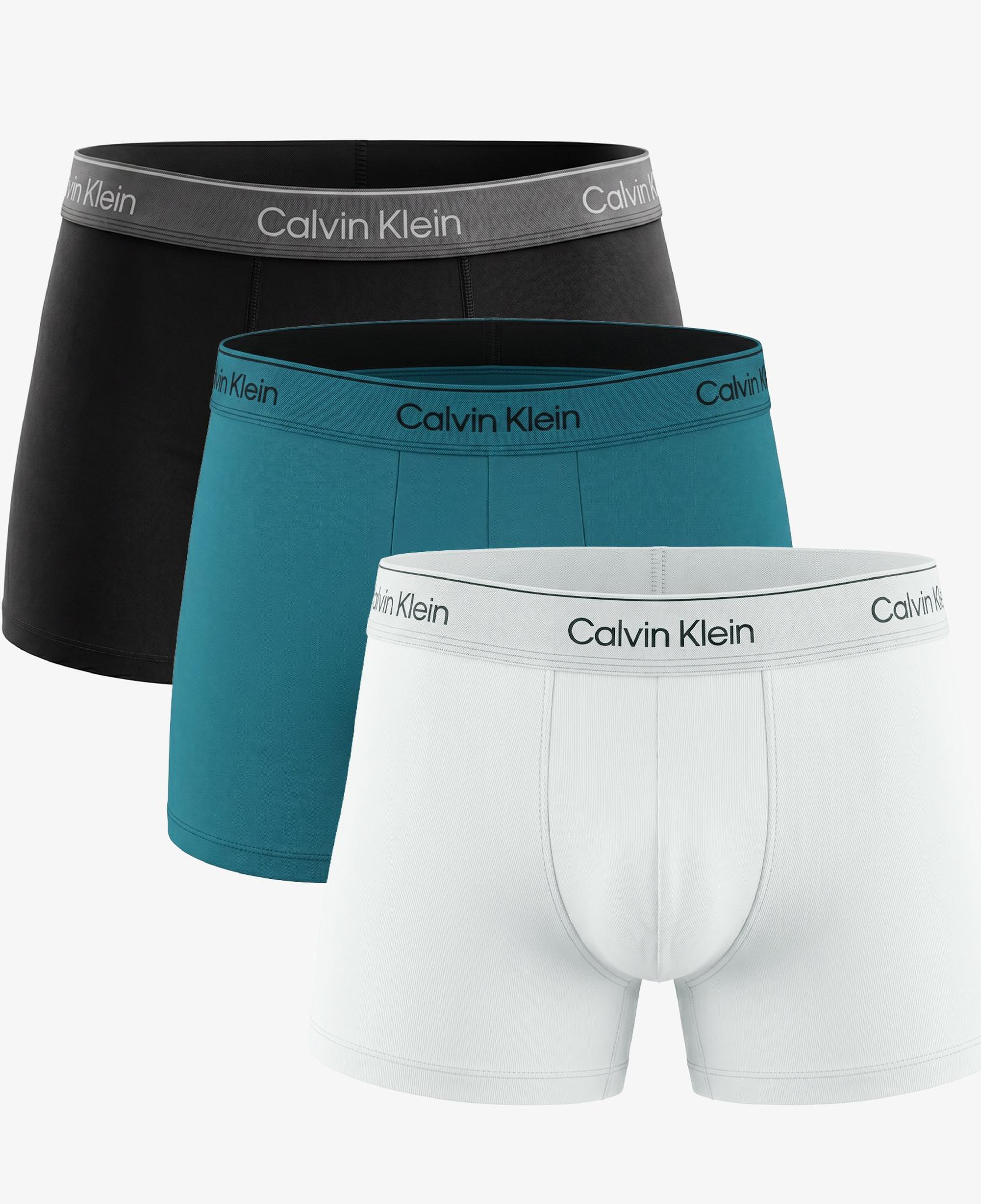 Calvin Klein Trunk 3'lü Erkek Yeşil Boxer