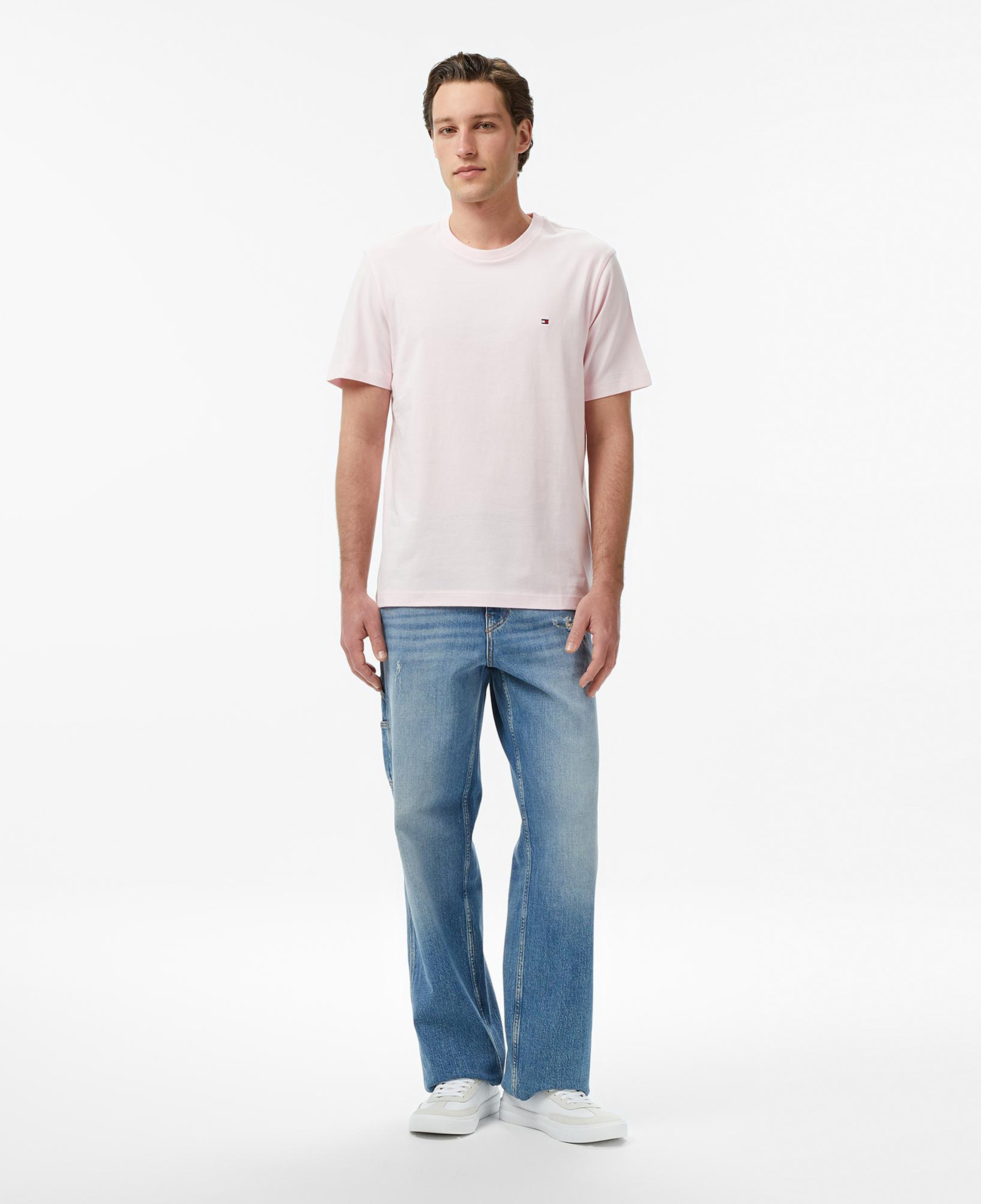 Tommy Hilfiger Core Essentials Erkek Pembe T-Shirt