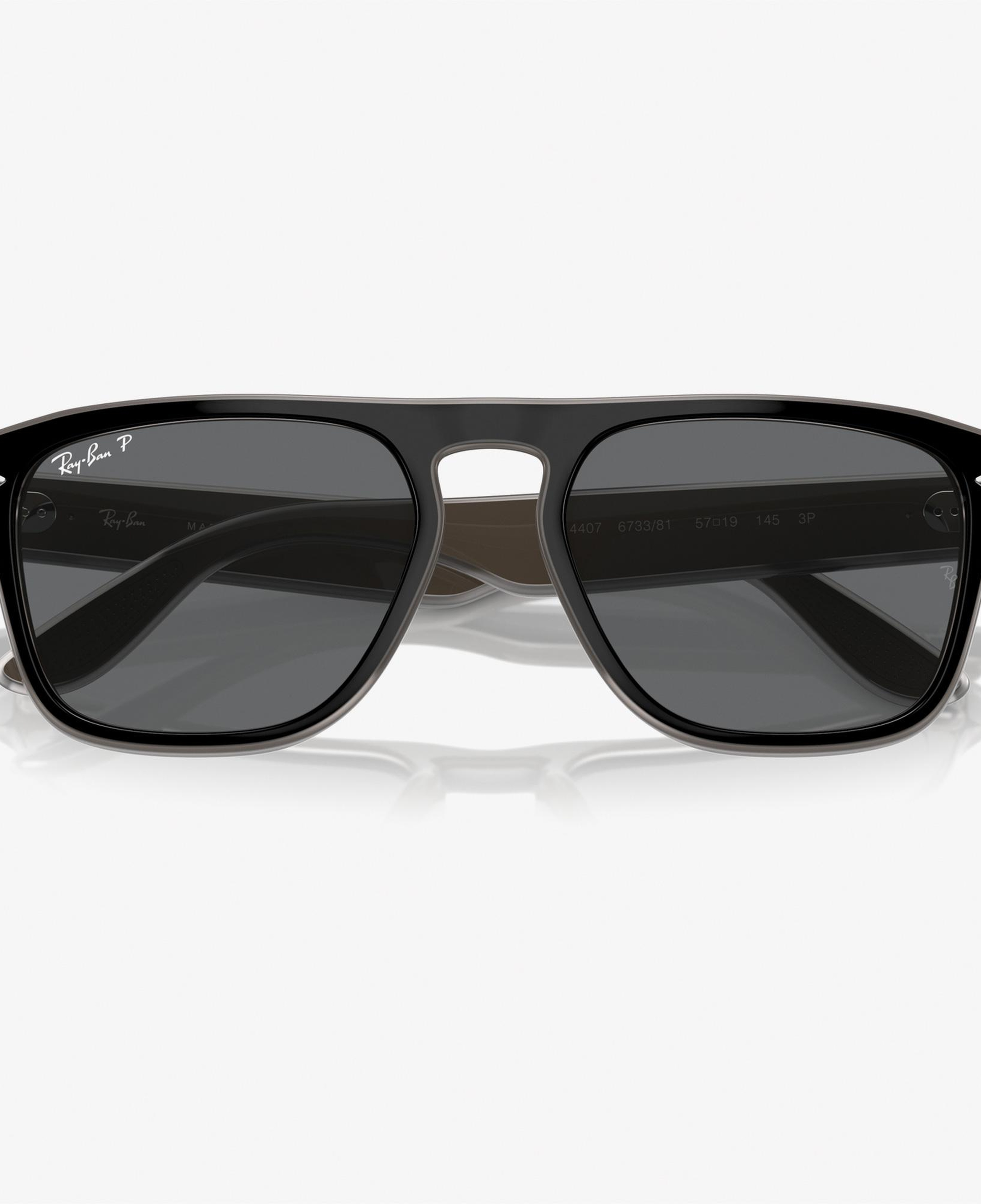RAY-BAN 0RB4407 Injected Unisex Siyah Güneş Gözlüğü