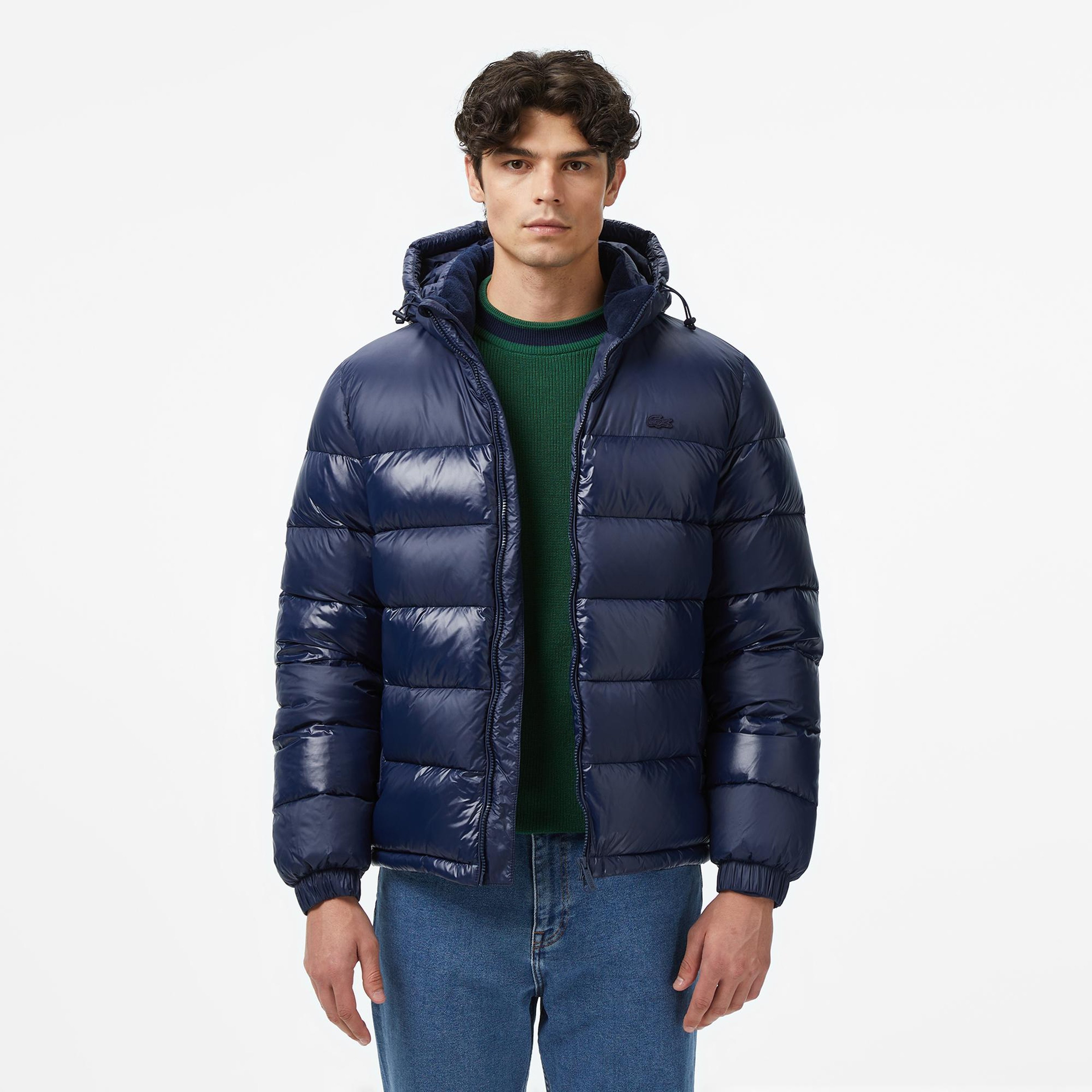 Lacoste Regular Fit Erkek Mavi Ceket