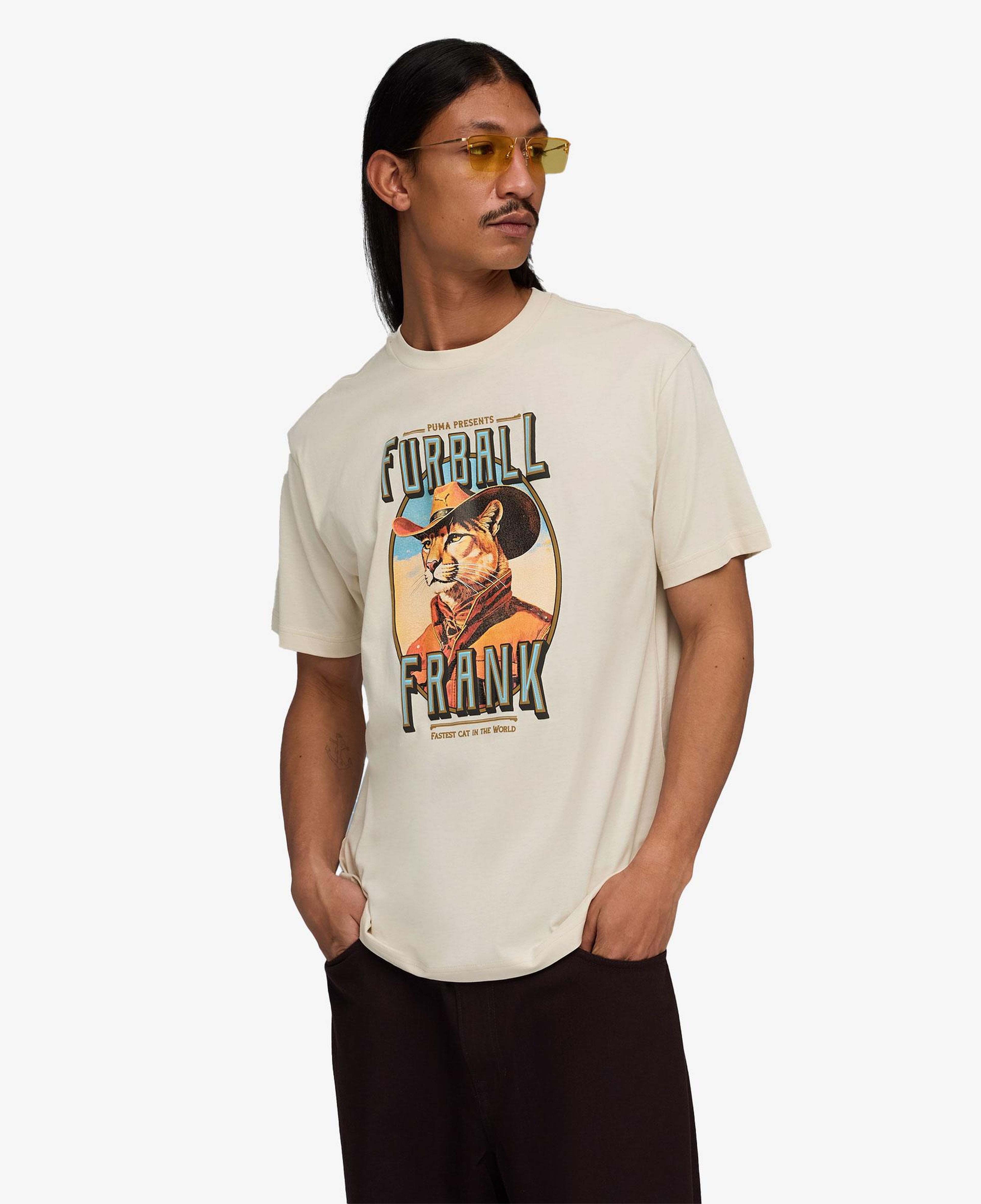 Puma Graphic Erkek Beyaz T-Shirt