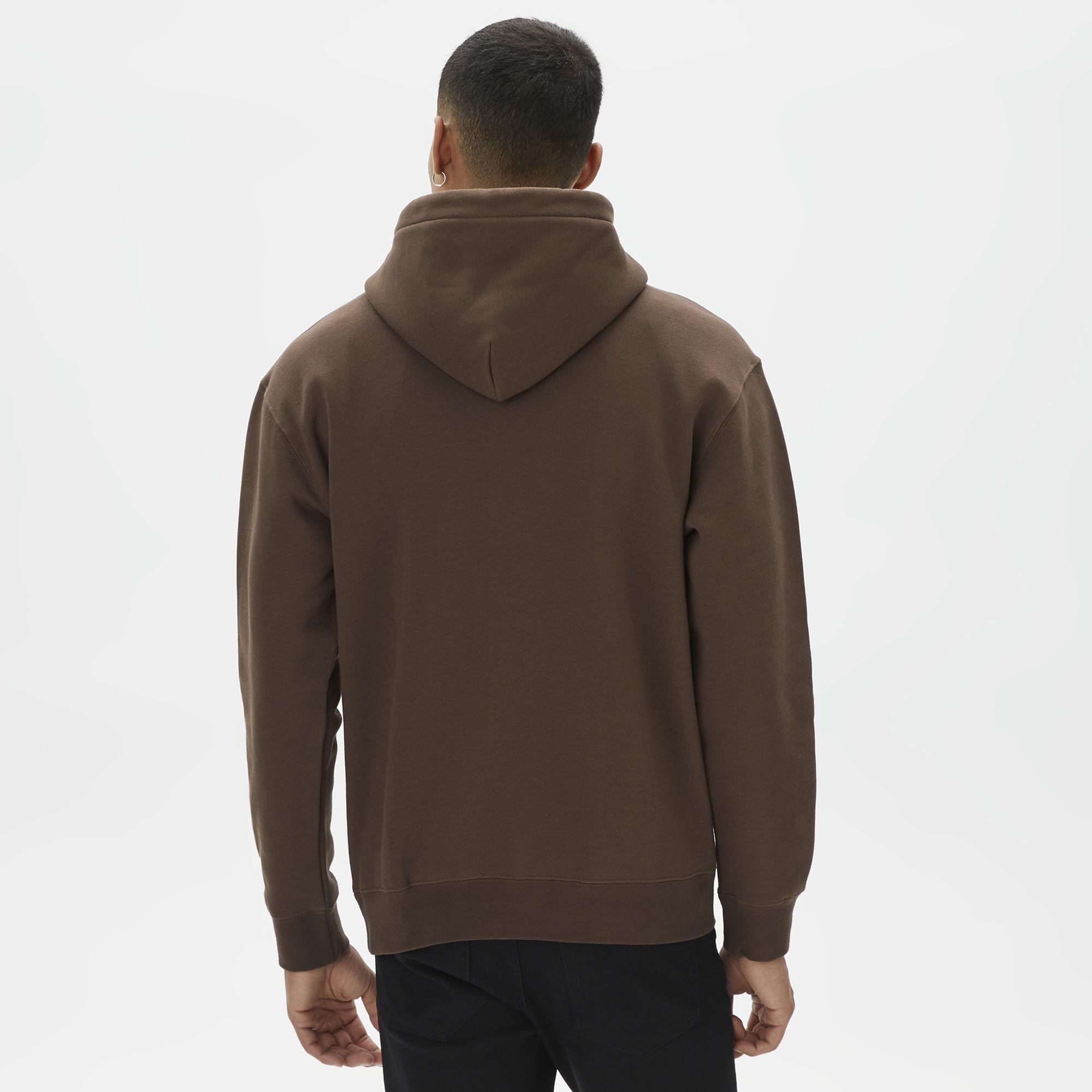 Huf City Lights Erkek Kahverengi Hoodie