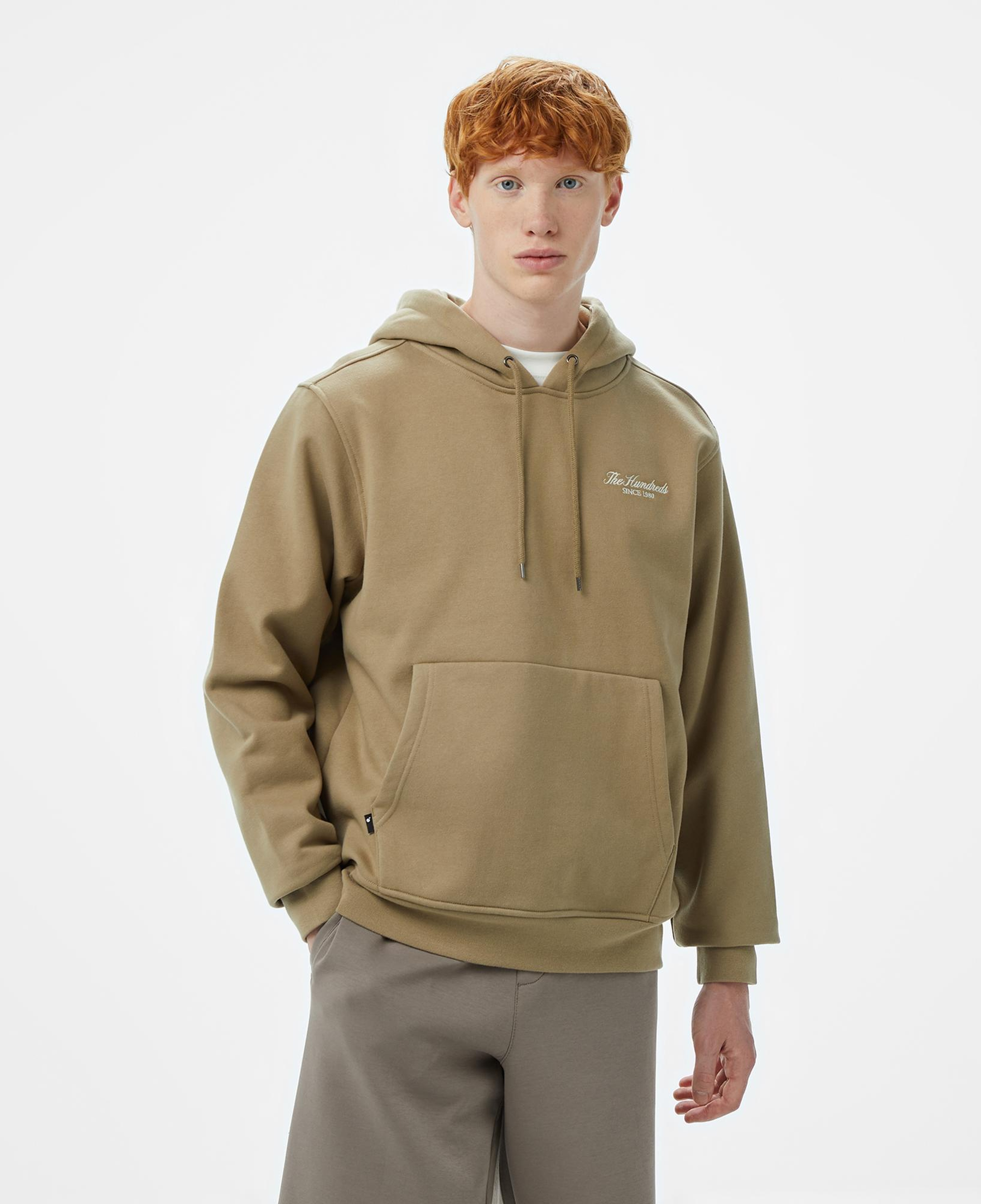 The Hundreds Vibes Pullover Erkek Kahverengi Hoodie