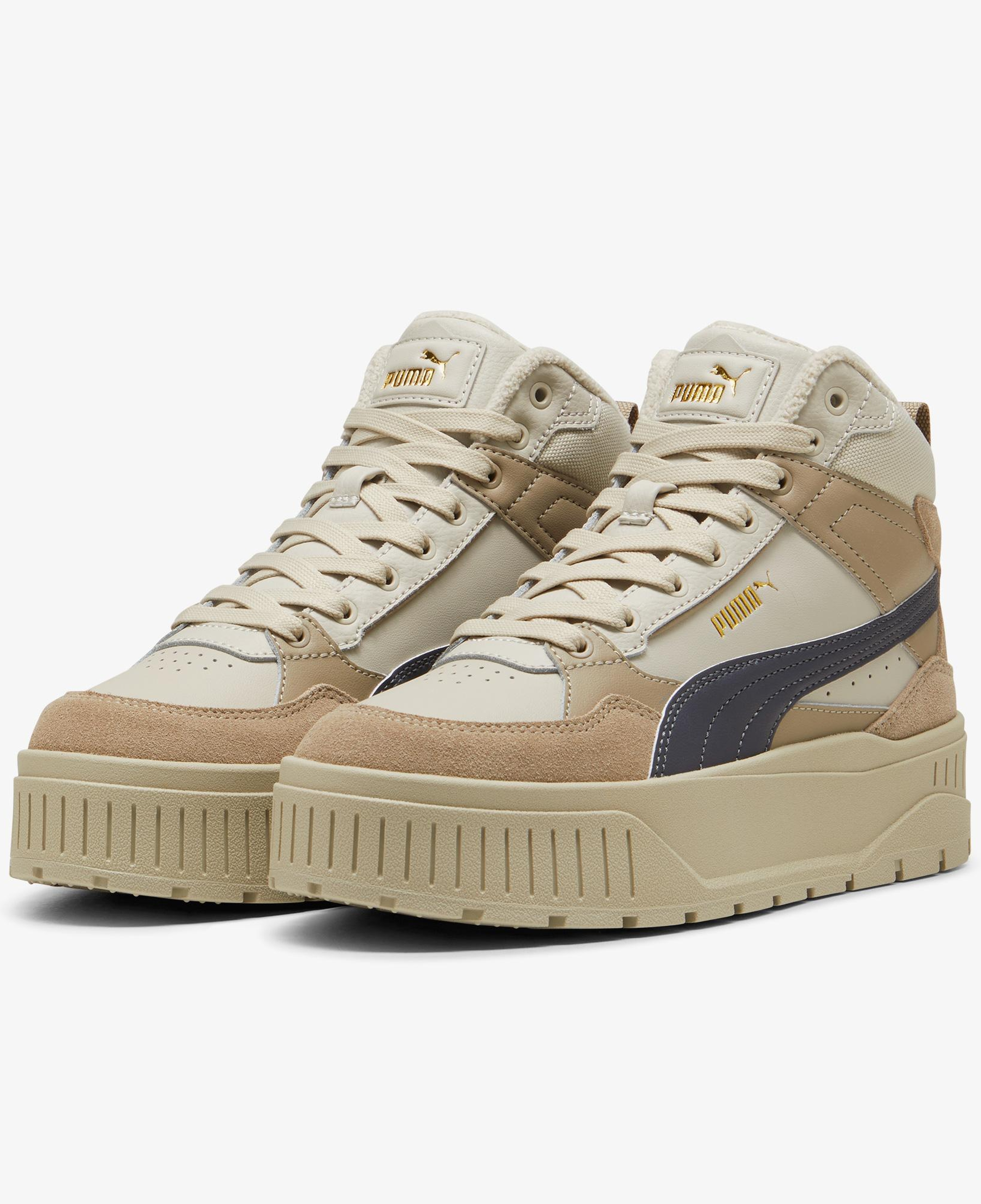 Puma Karmen II Idol Kadın Krem Spor Ayakkabı
