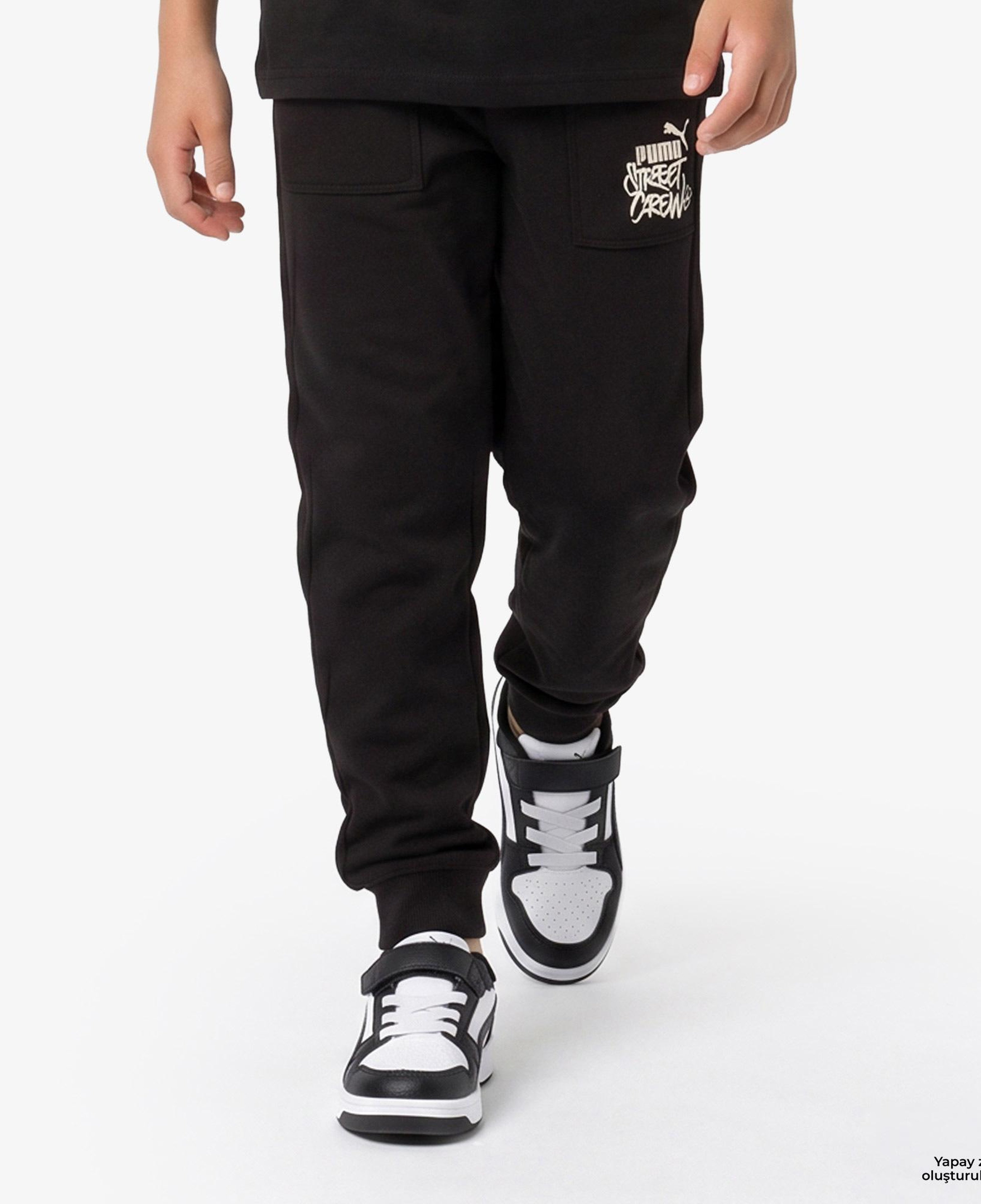 Puma Mid 90s Çocuk Siyah Pantolon