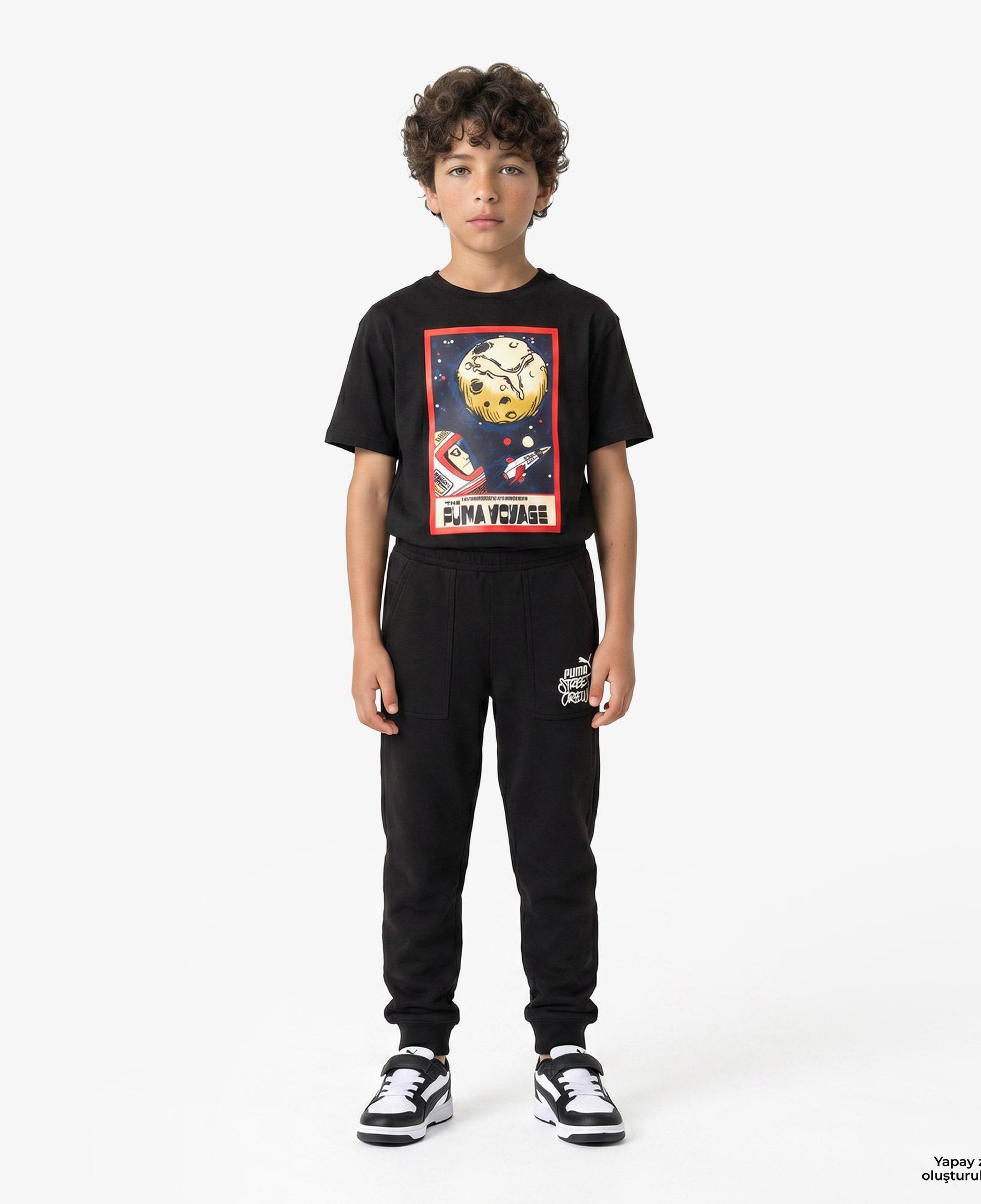 Puma Mid 90s Çocuk Siyah Pantolon