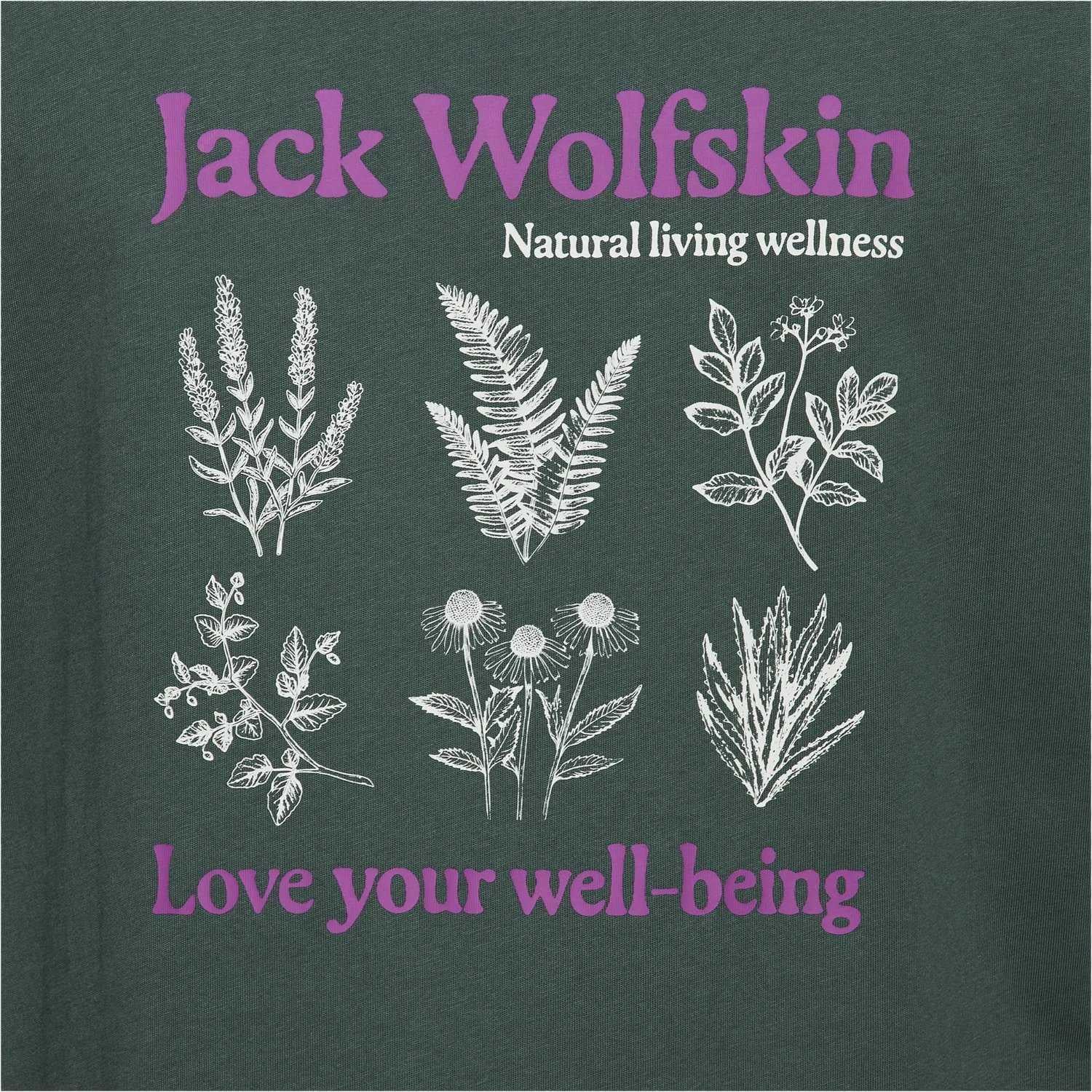 Jack Wolfskin Curious Kadın Yeşil Tişört