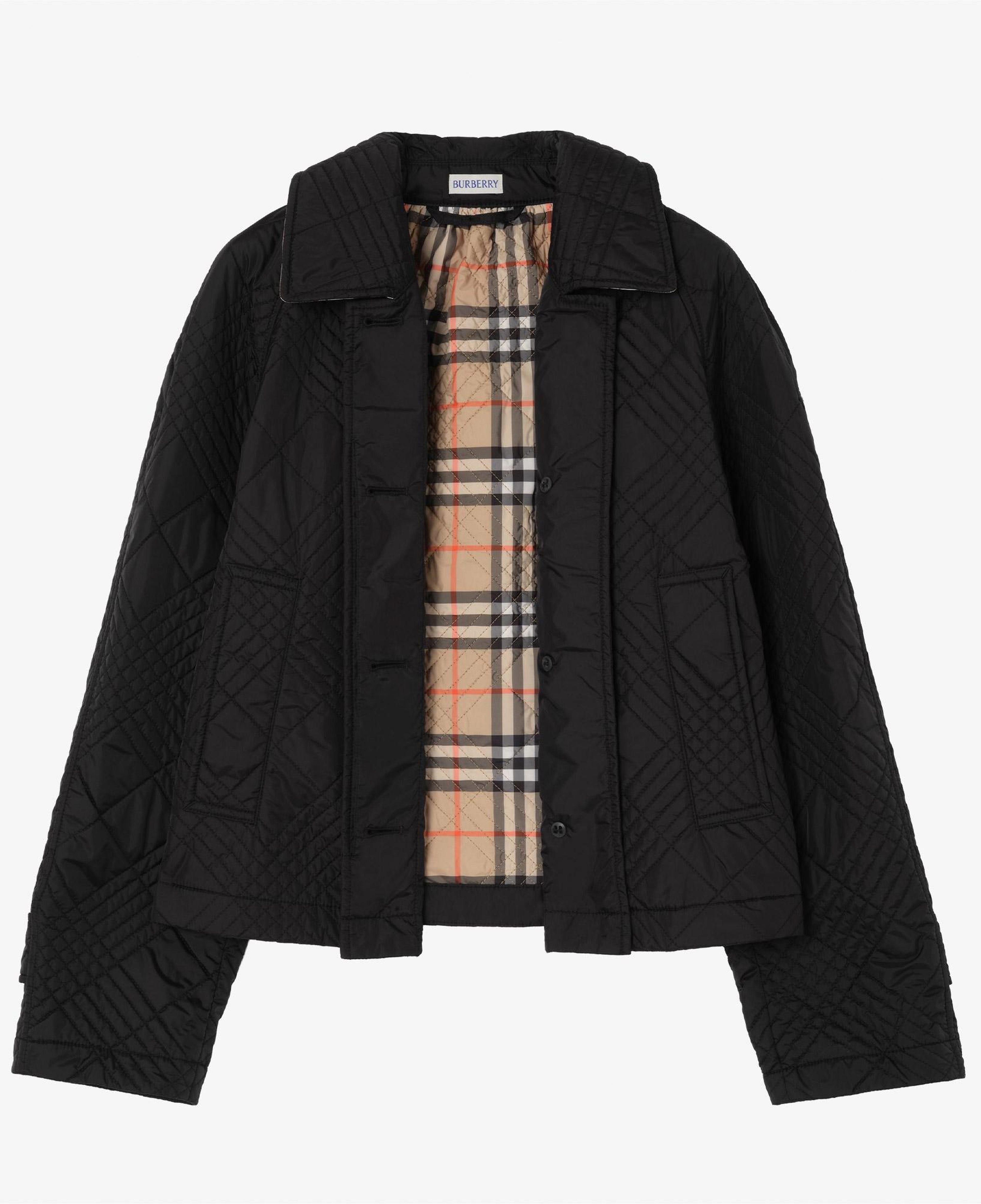 Burberry Tiffield Kadın Siyah Mont