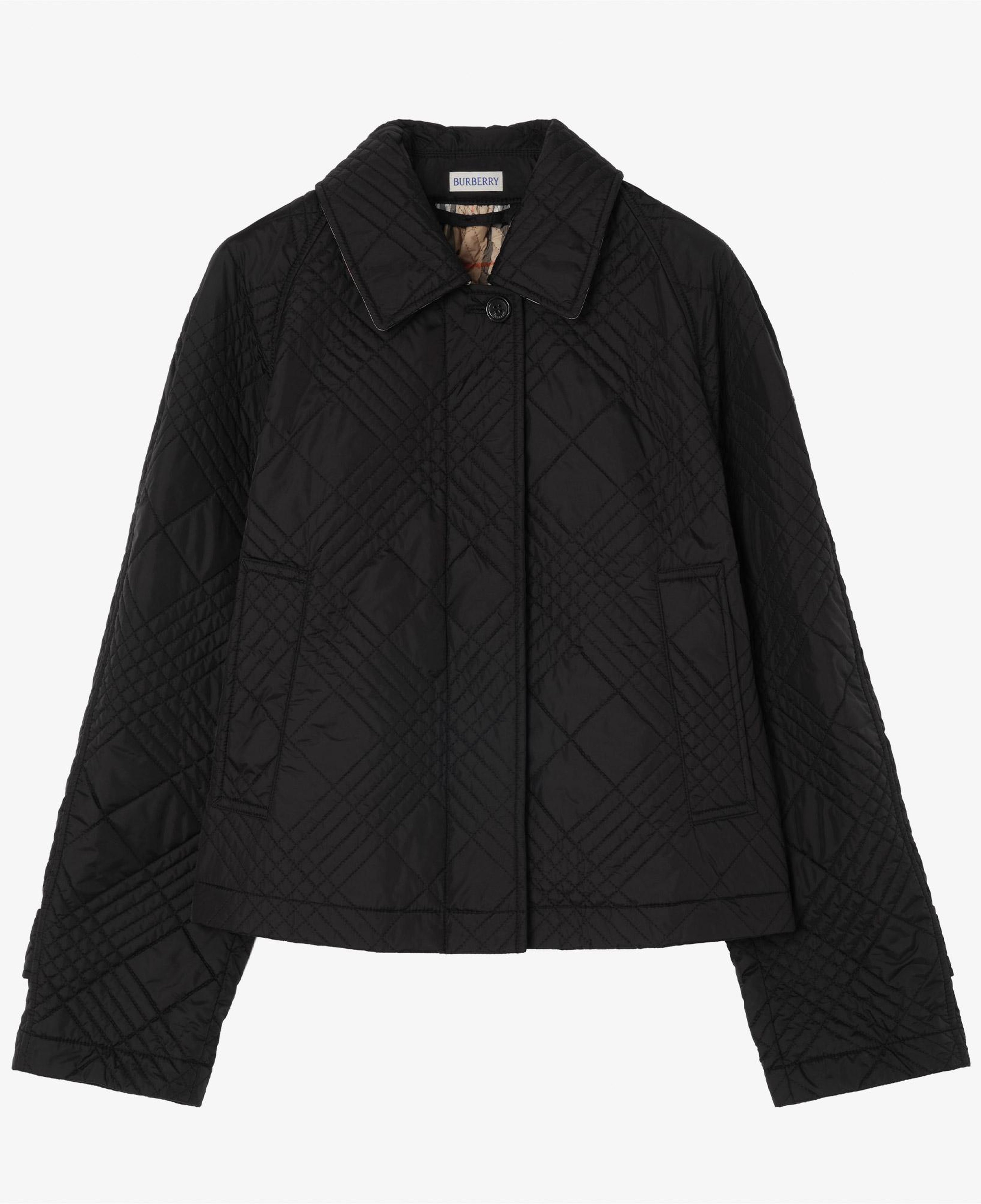 Burberry Tiffield Kadın Siyah Mont