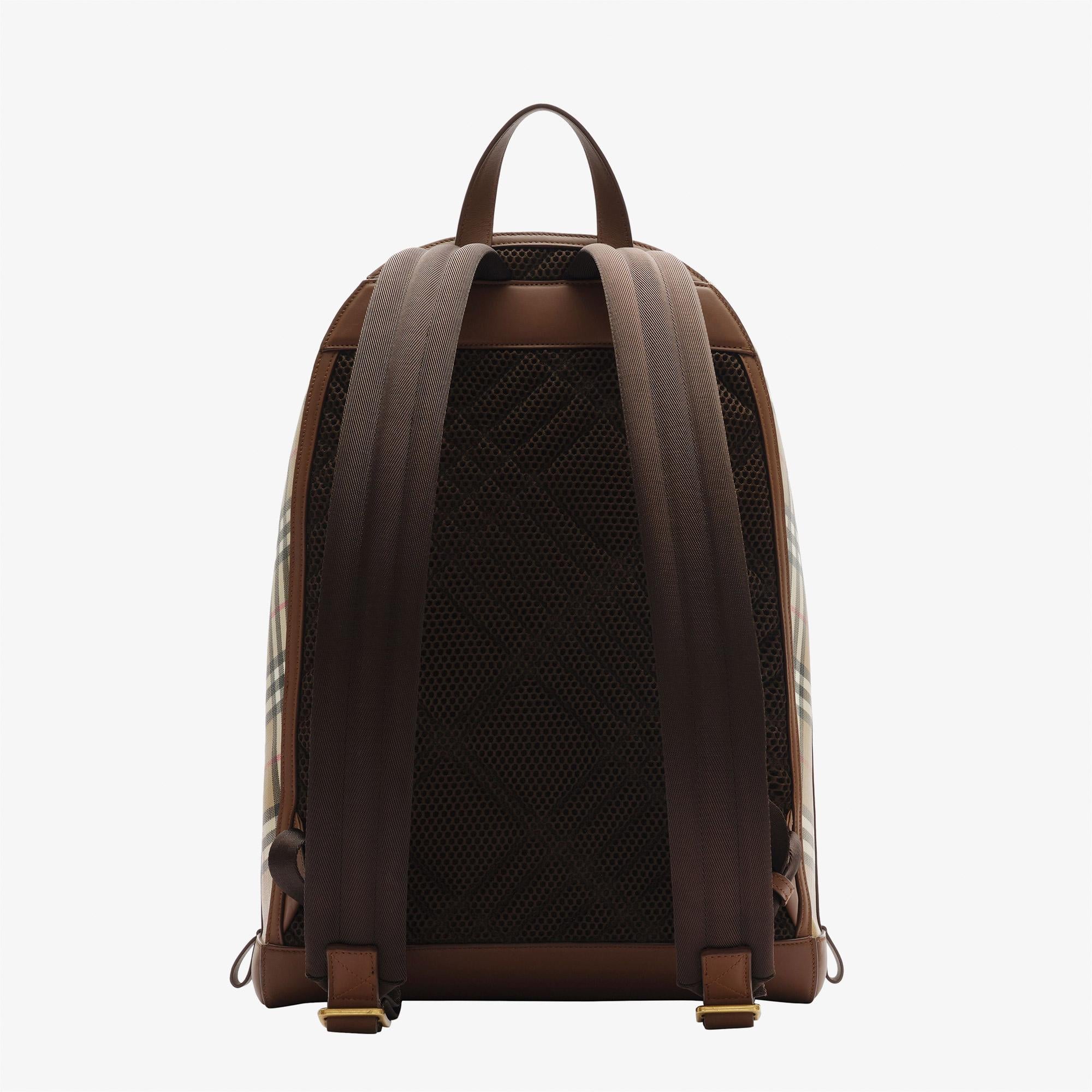 Burberry Zip Soft Vi Bin Erkek Bej Sırt Çantası