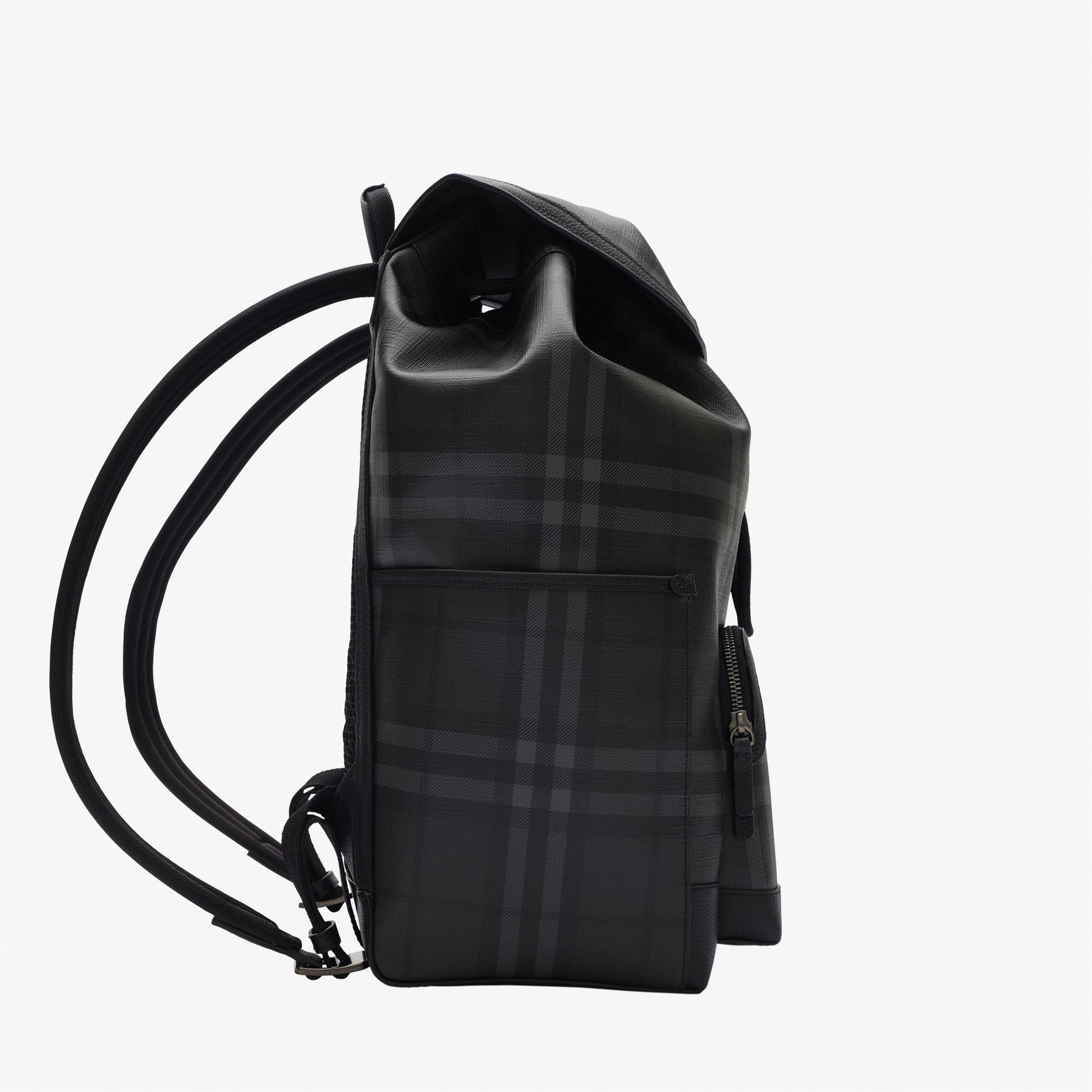 Burberry Flap Iron Bin Erkek Antrasit Sırt Çantası