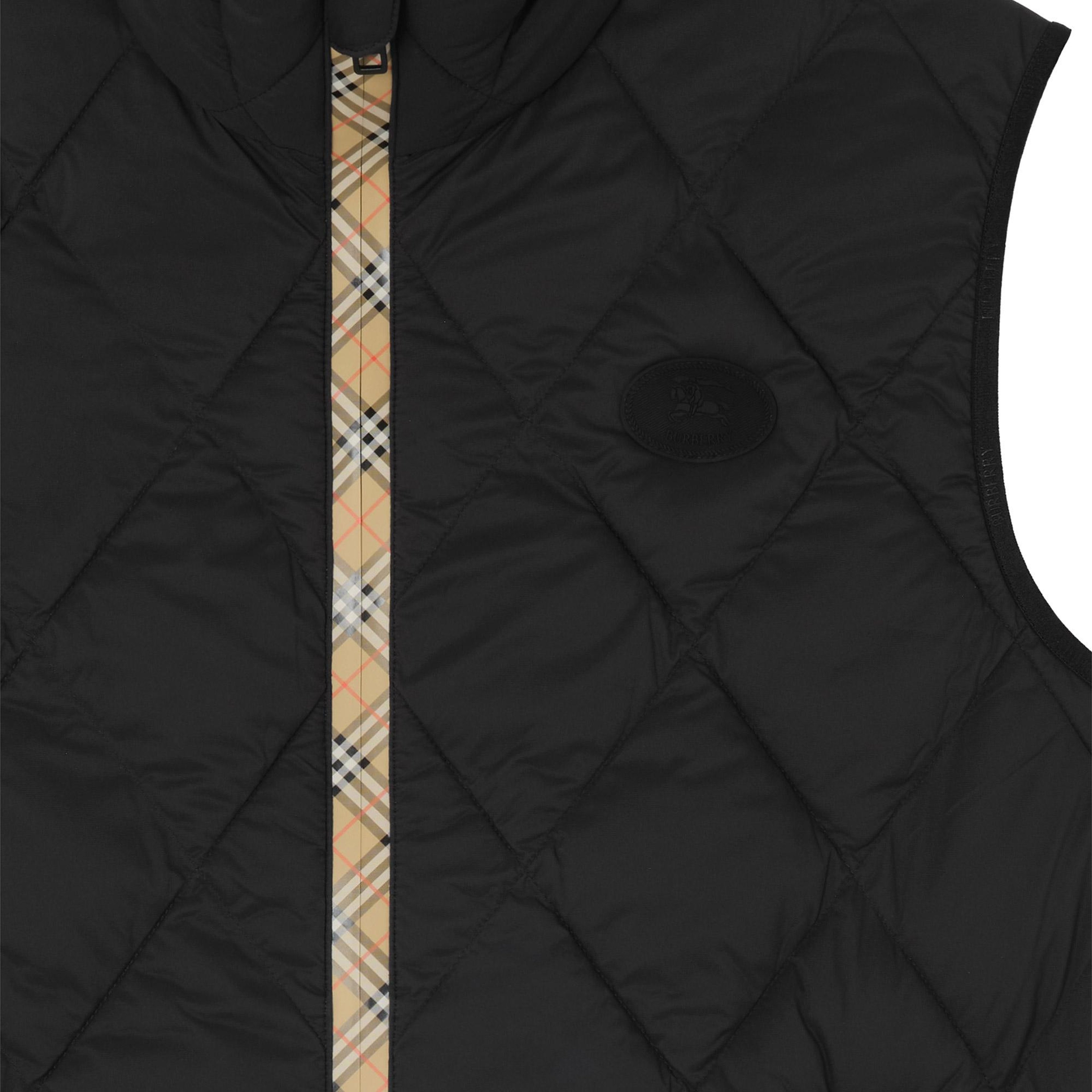 Burberry Acresford Erkek Siyah Mont