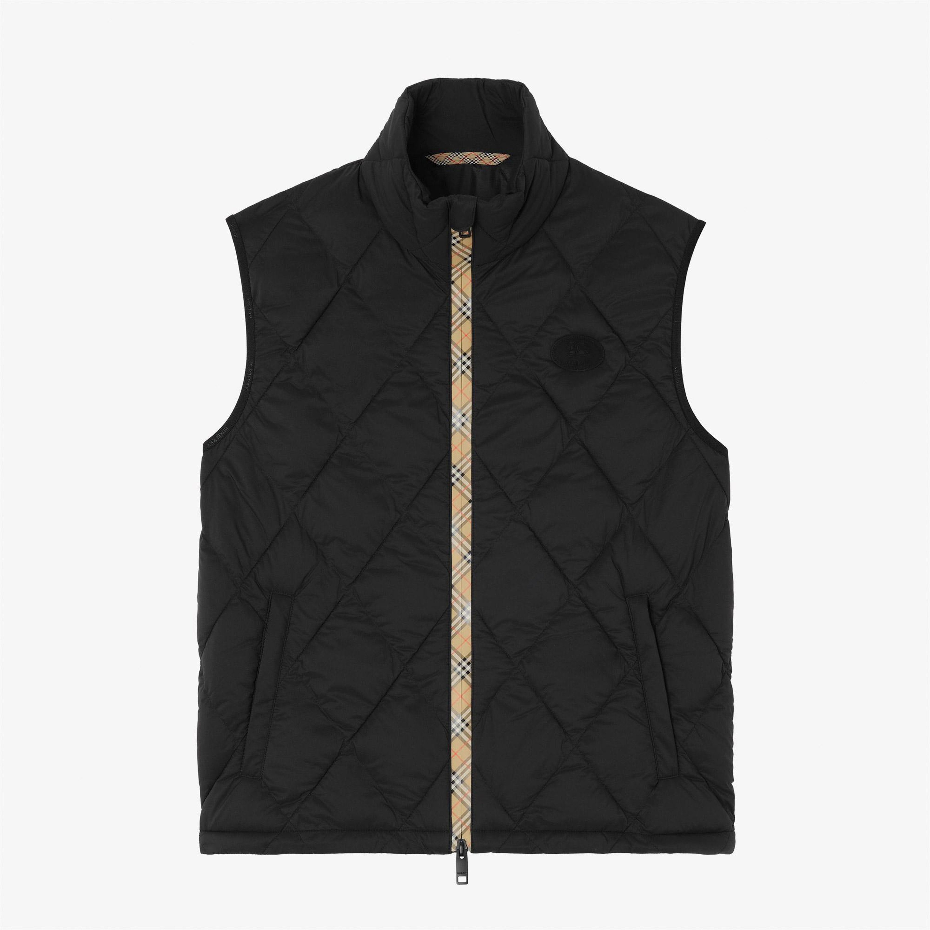 Burberry Acresford Erkek Siyah Mont