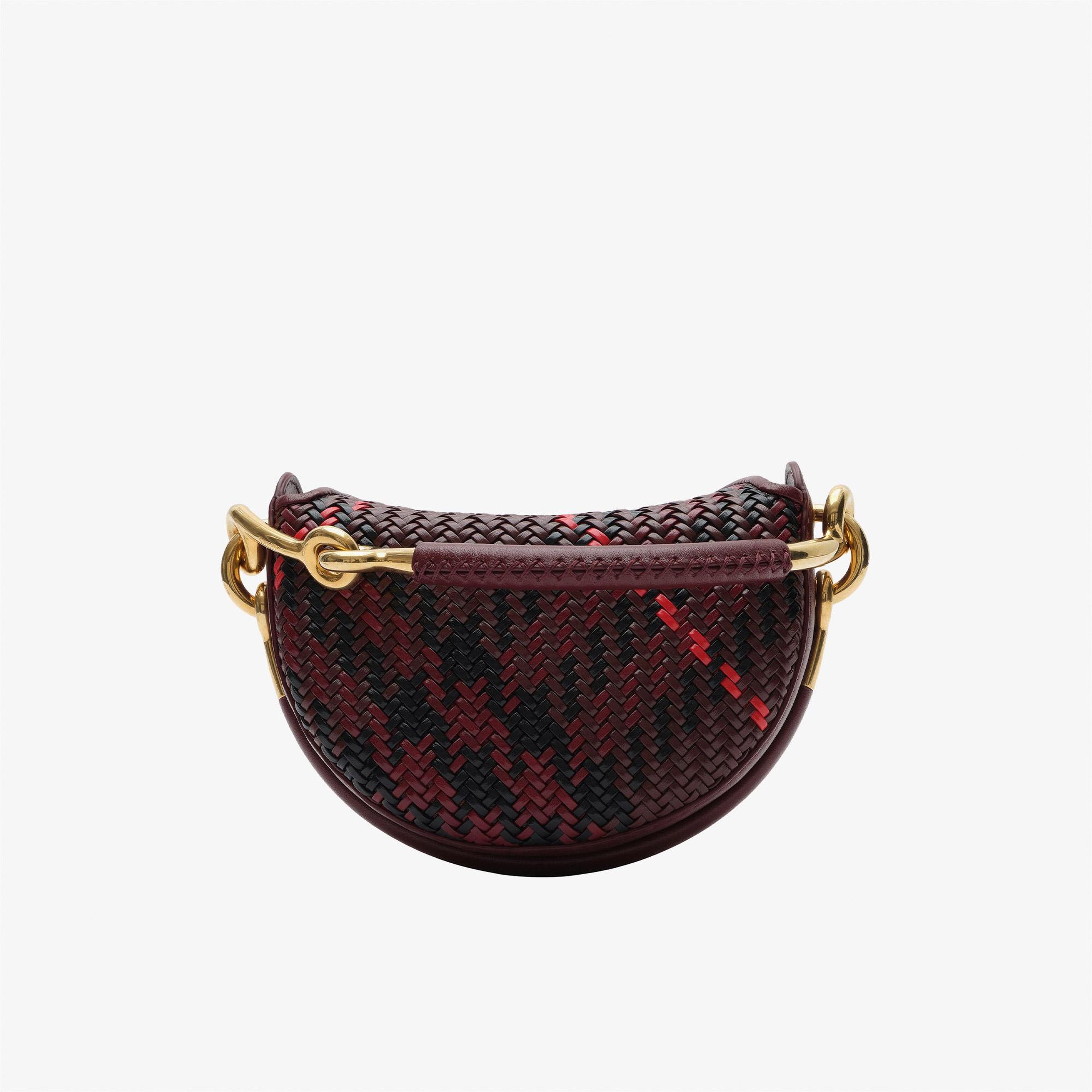 Burberry Bridle Clutch Kadın Bordo El Çantası