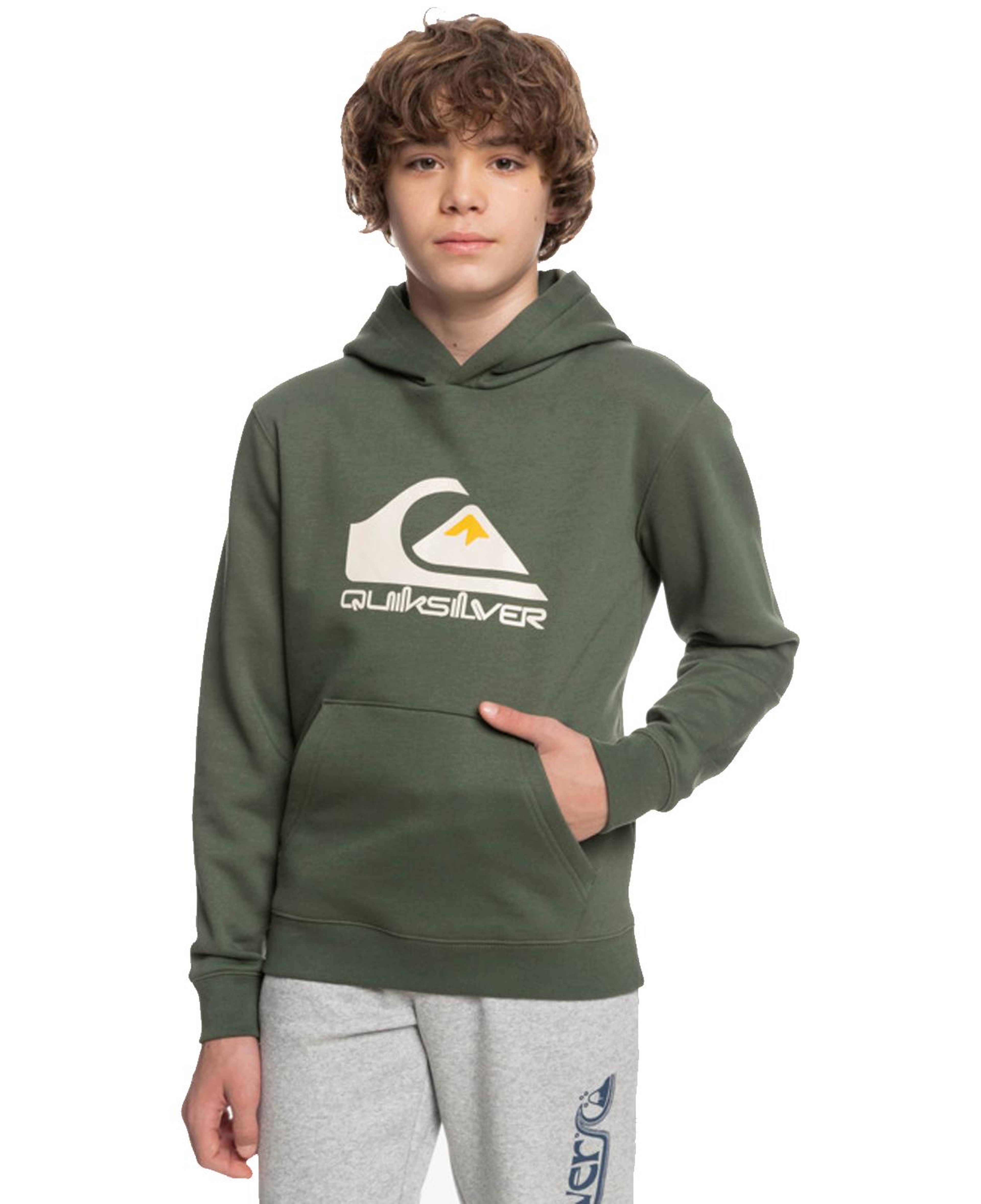 Quiksilver Biglogoy B Otlr Erkek Çocuk Yeşil Sweat