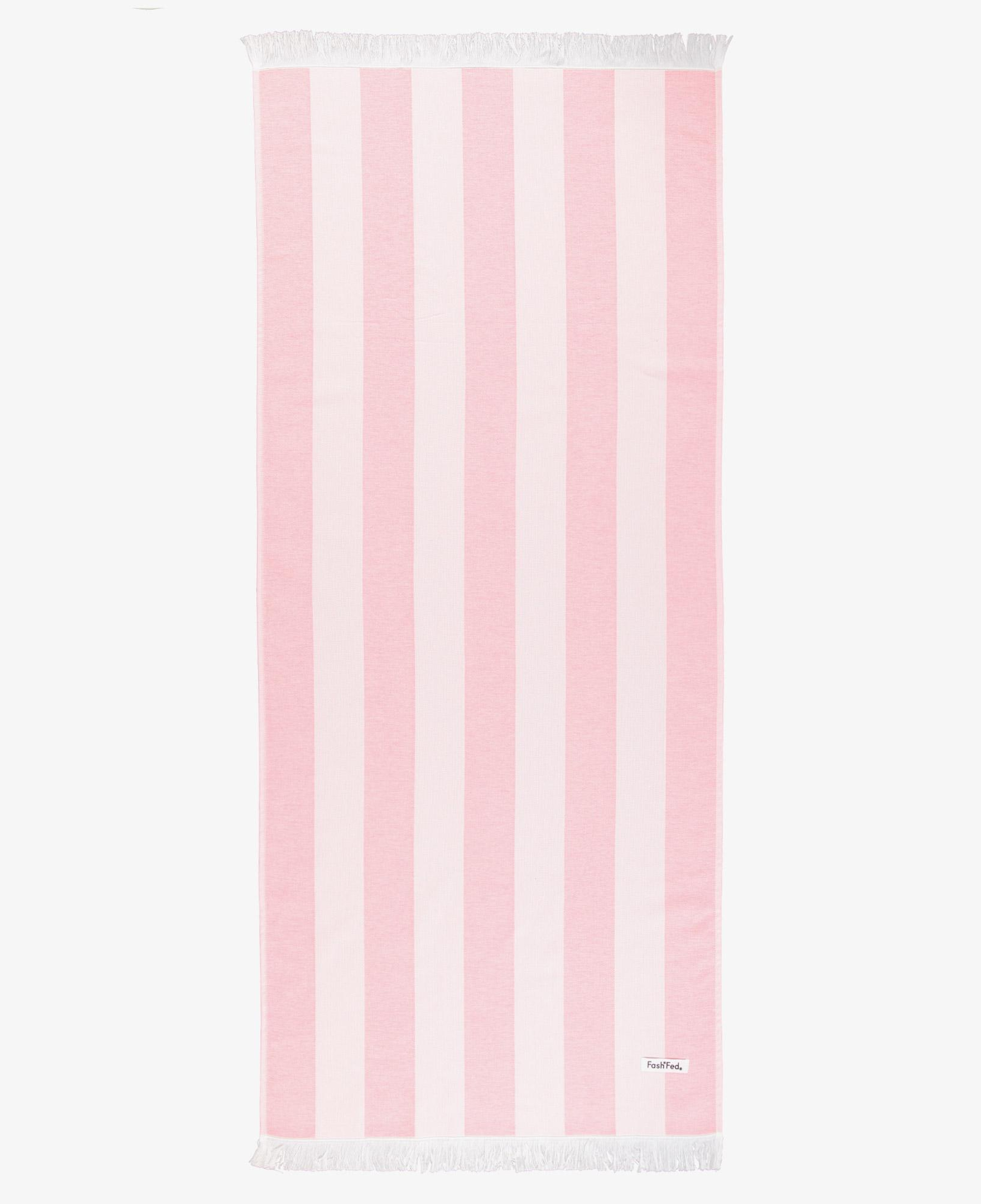 FashFed Unisex Pembe Plaj Havlusu