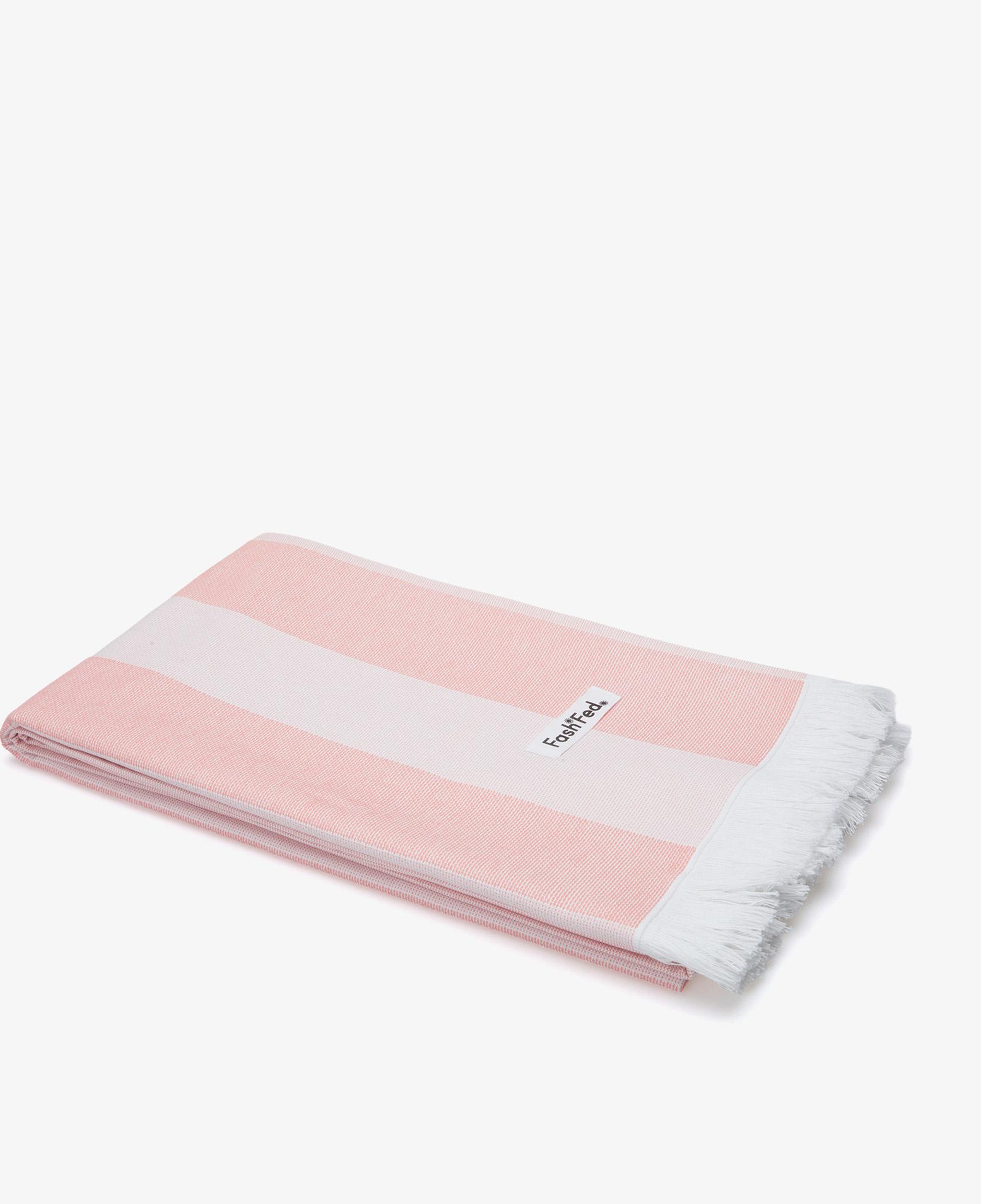 FashFed Unisex Pembe Plaj Havlusu