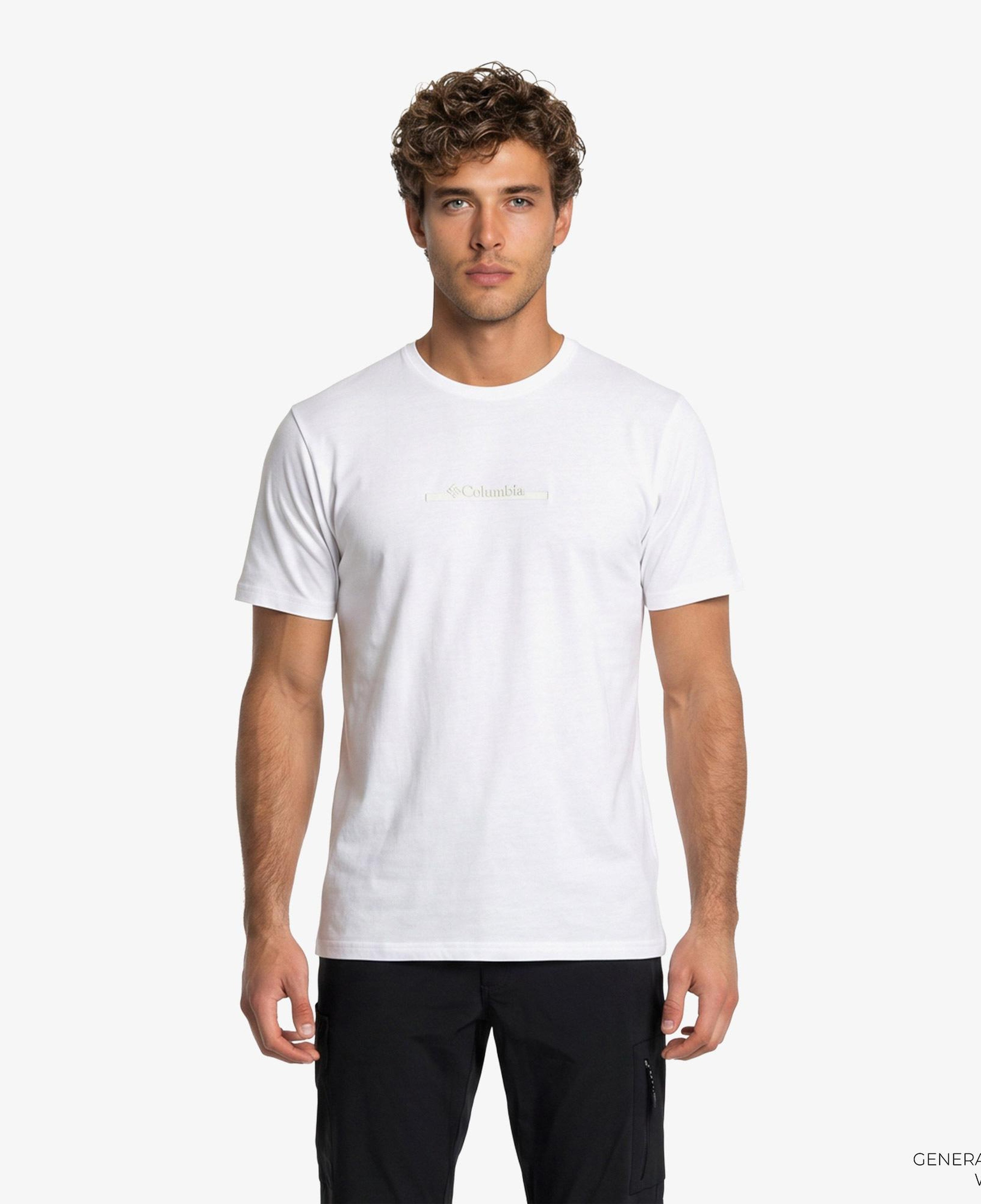 Columbia Csc Bar Split Graphic Erkek Beyaz T-Shirt