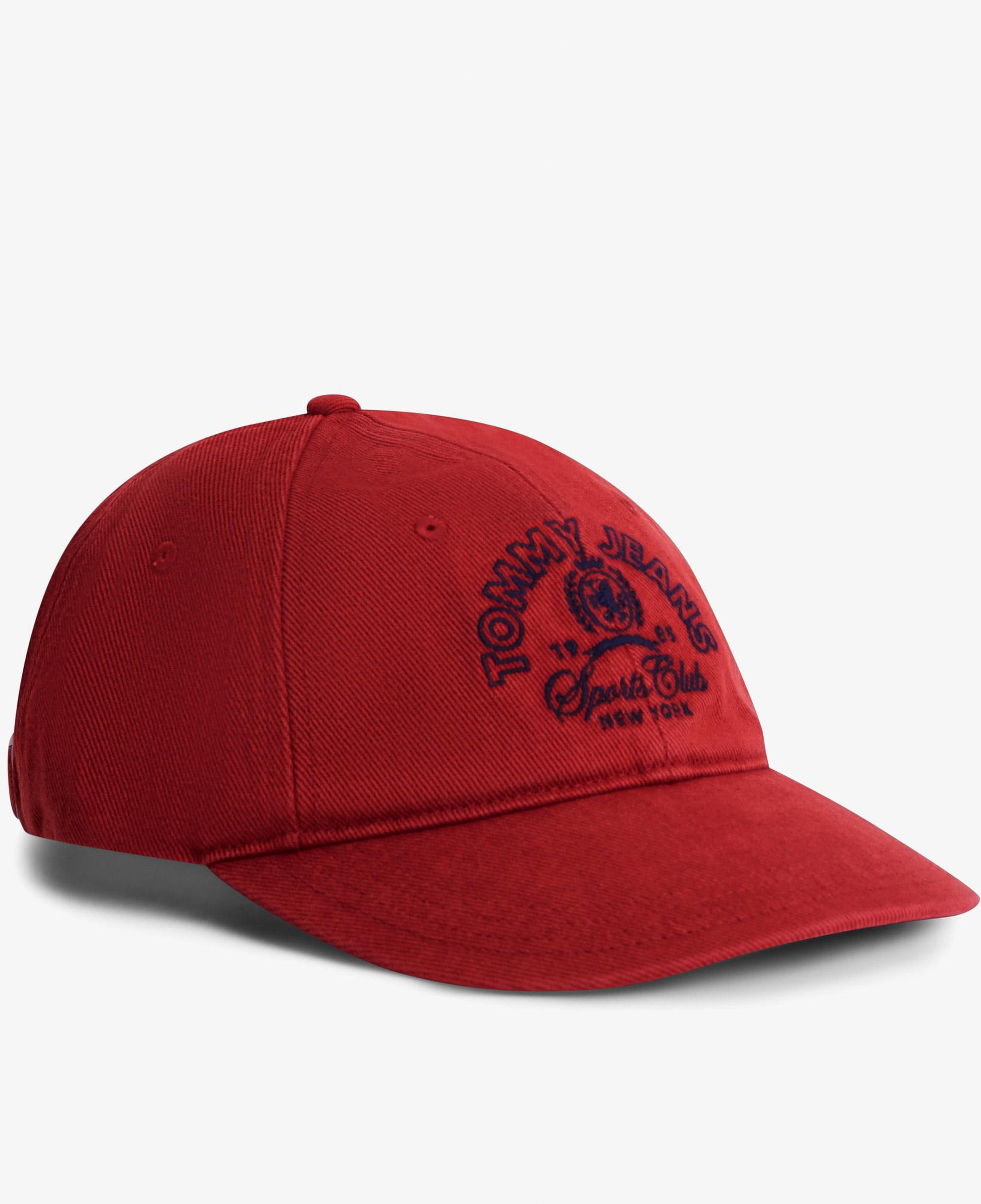 Tommy Hilfiger Sports Club Washed Erkek Kırmızı Şapka