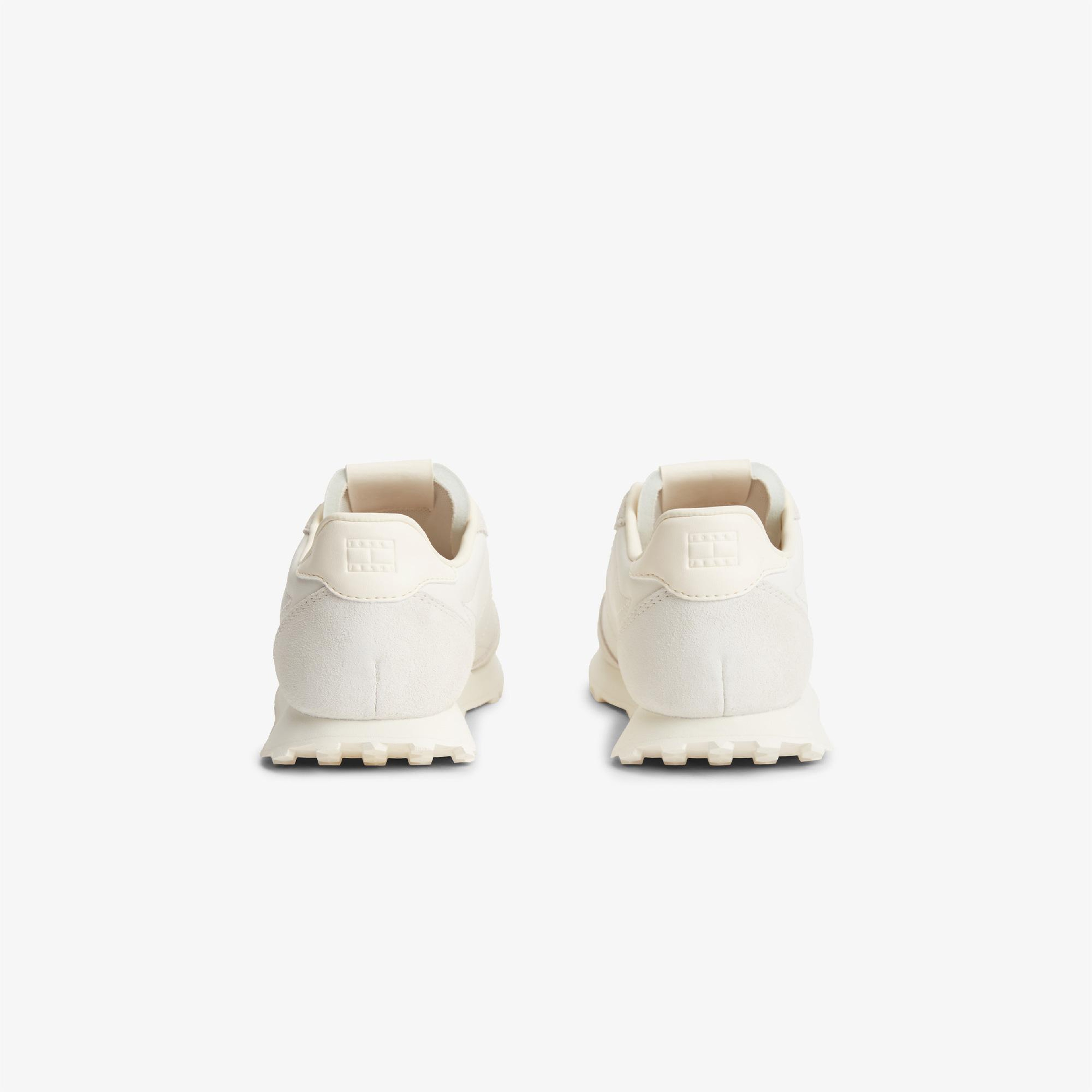 Tommy Hilfiger Retro Runner Archive Kadın Krem Spor Ayakkabı