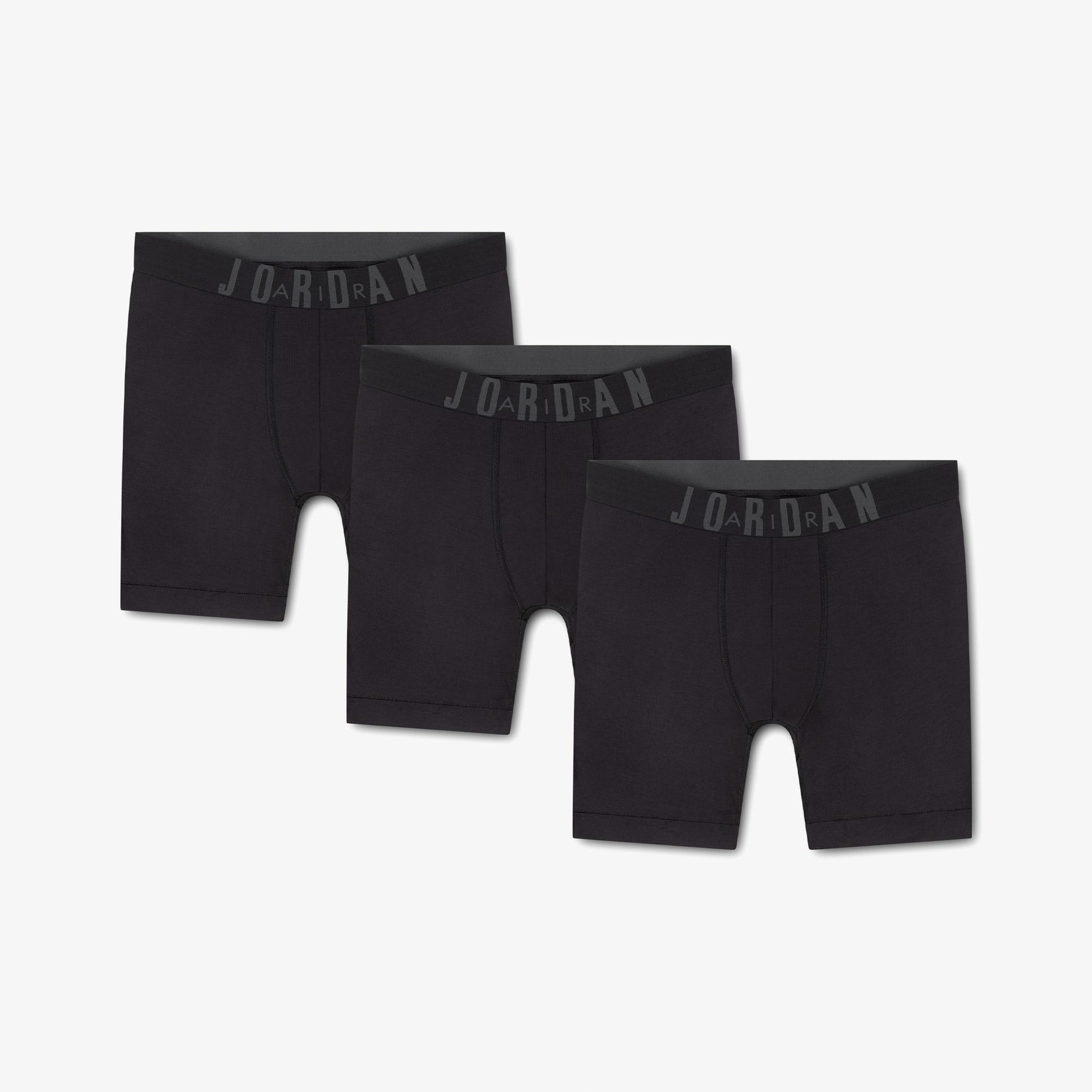 Jordan Flight Modal 3'lü Erkek Siyah Boxer