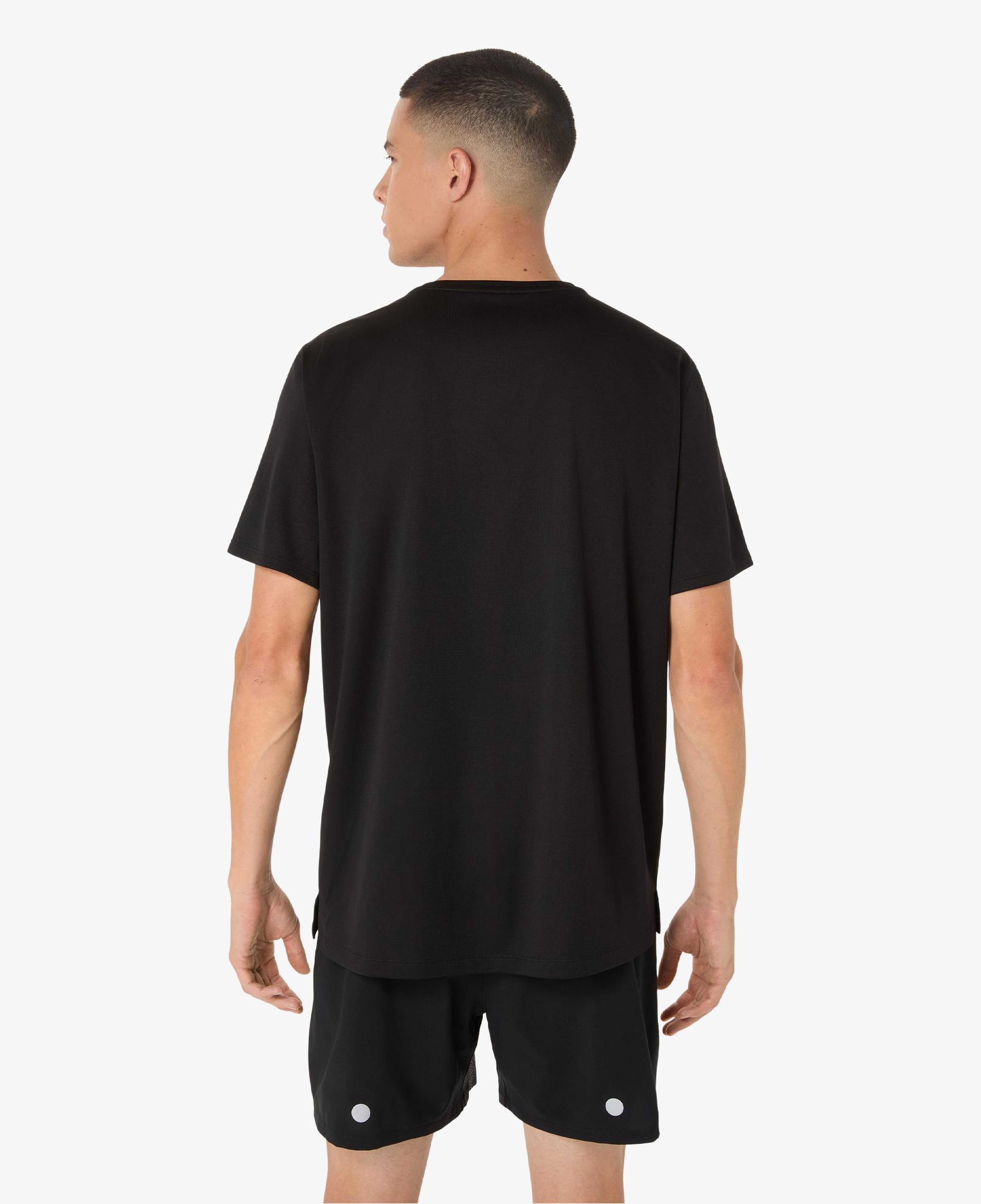 Asics Fujitrail Logo Ss Top Erkek Siyah T-Shirt