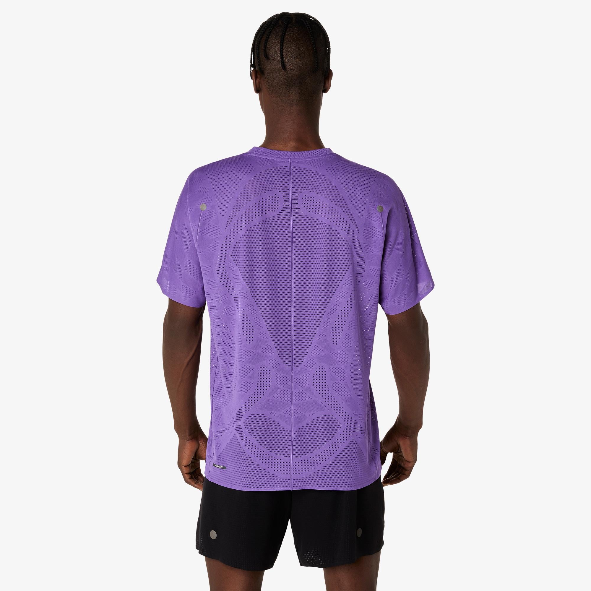 Asics Metarun Ss Top Erkek Krem T-Shirt