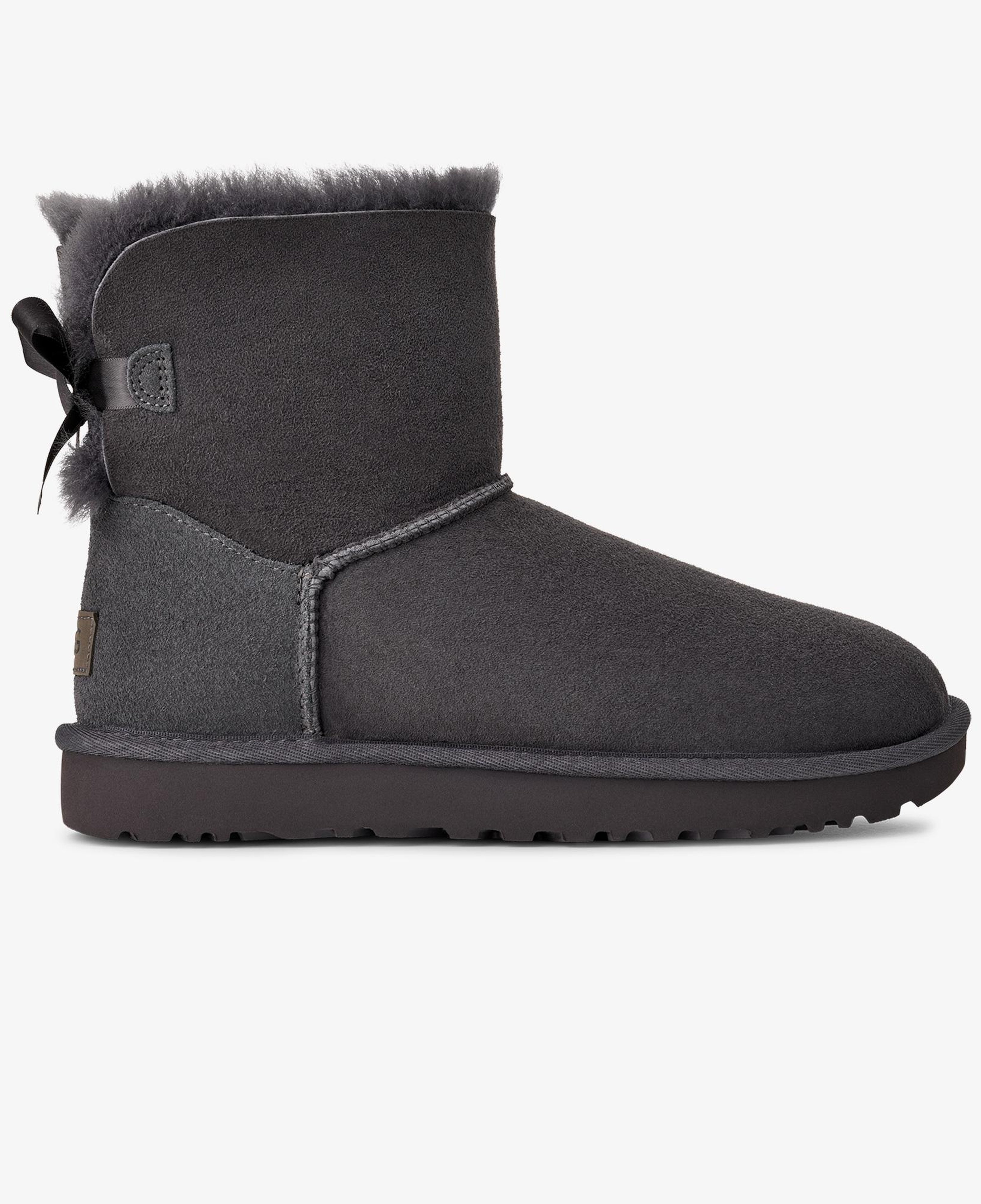UGG Mini Bailey Bow Kadın Gri Bot