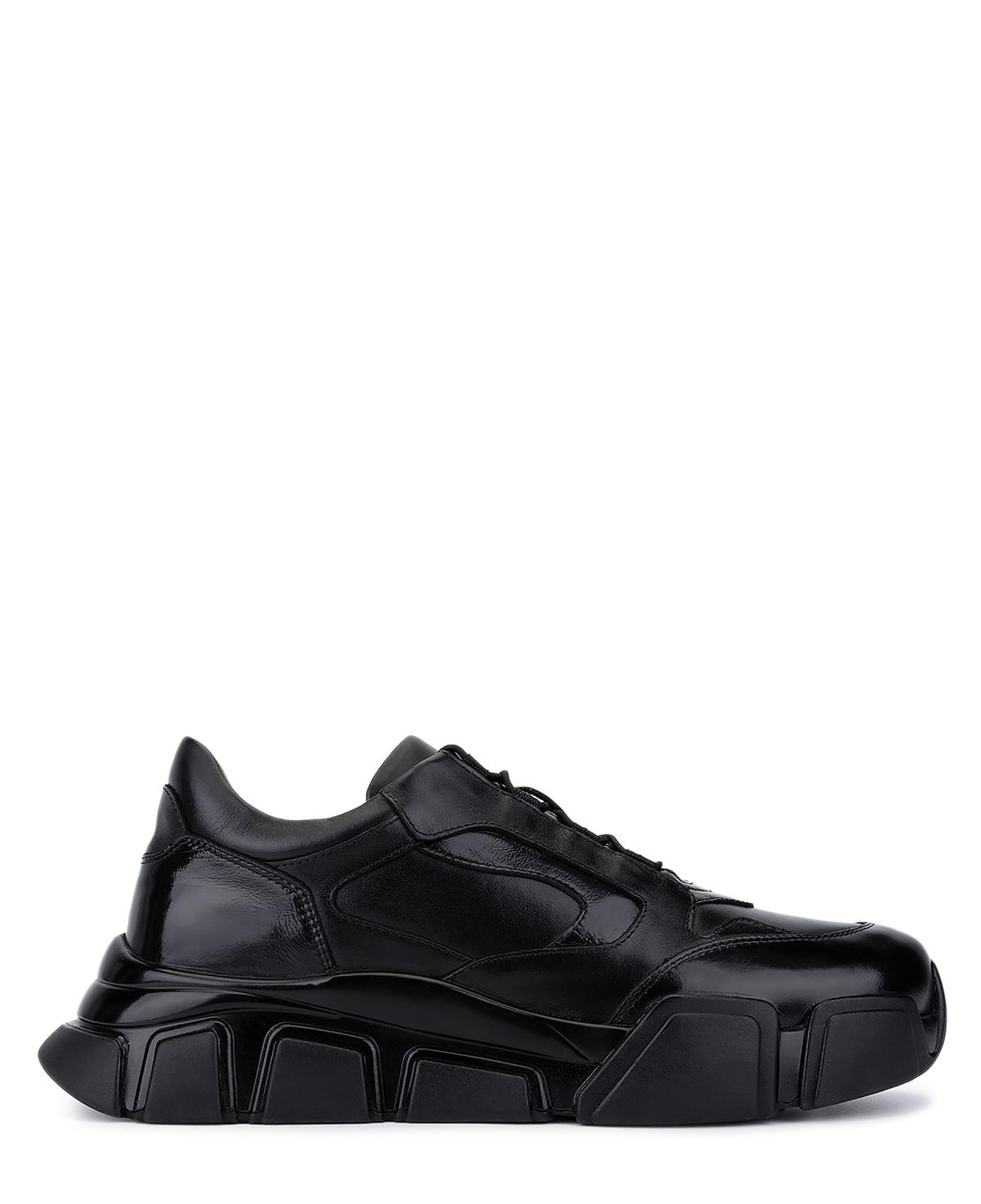 Tamer Tanca Erkek Hakiki Deri Siyah Sneakers & Spor Ayakkabı