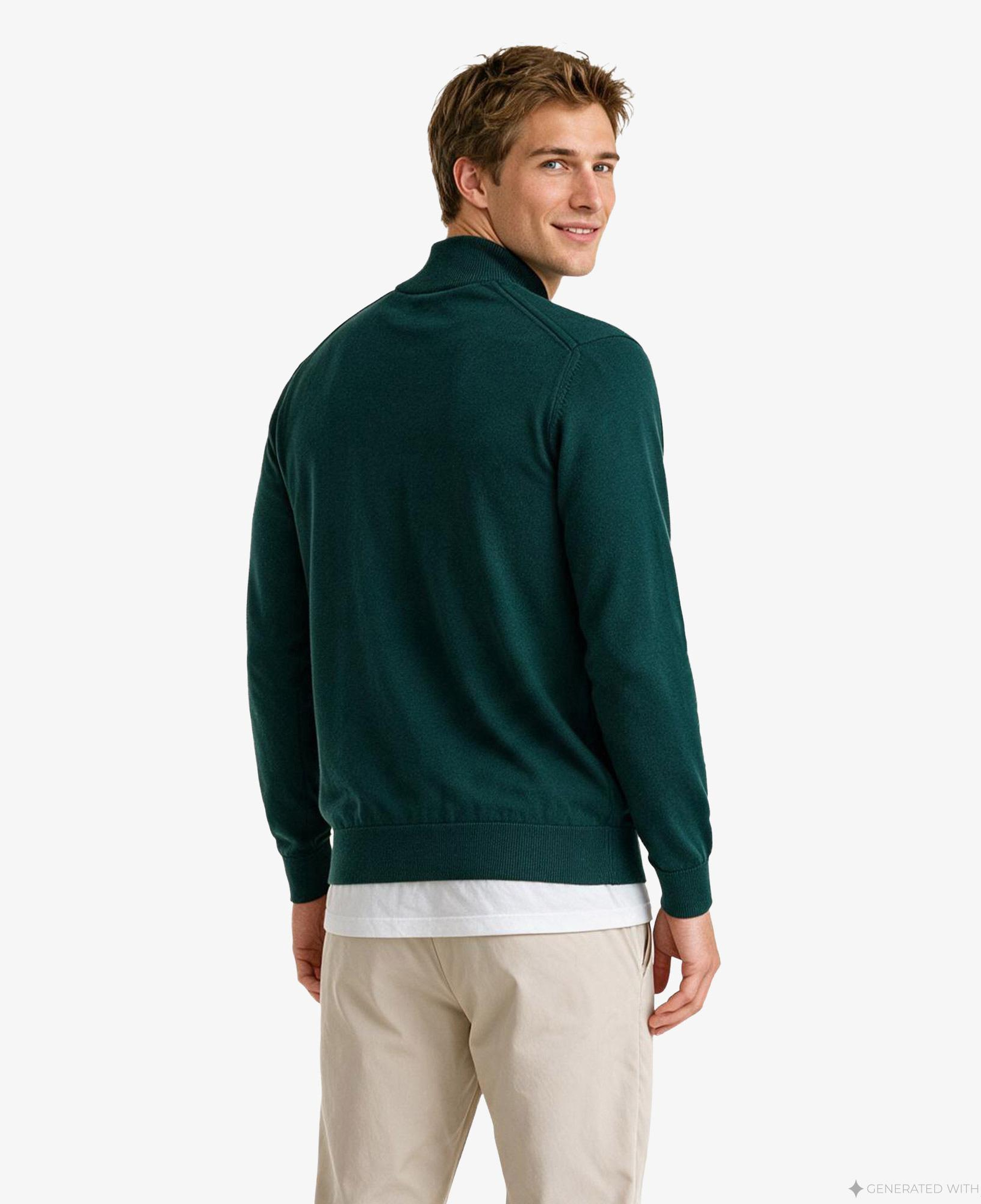 Nautica Erkek Yeşil Regular Fit Triko