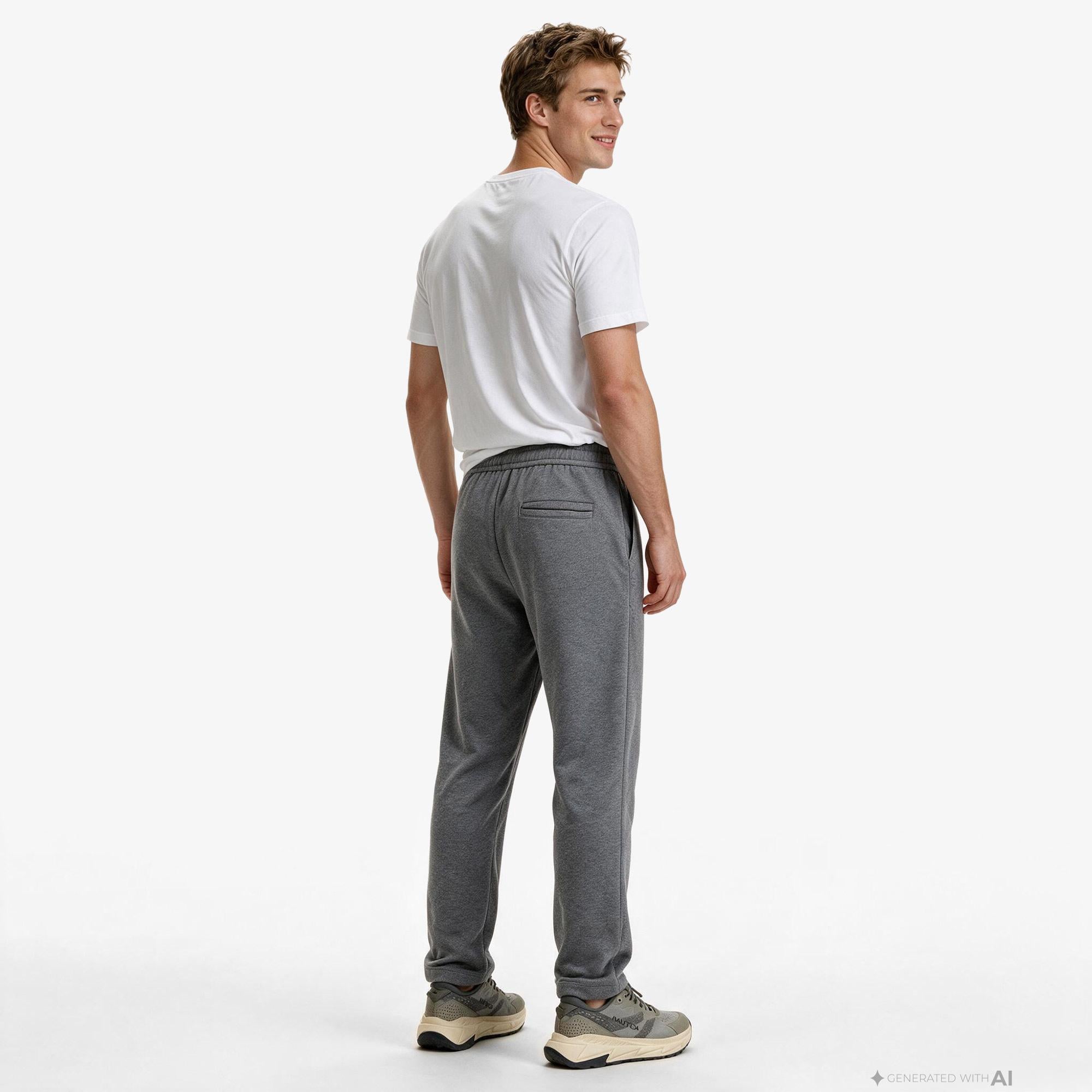 Nautica Erkek Gri Slim Fit Pantolon