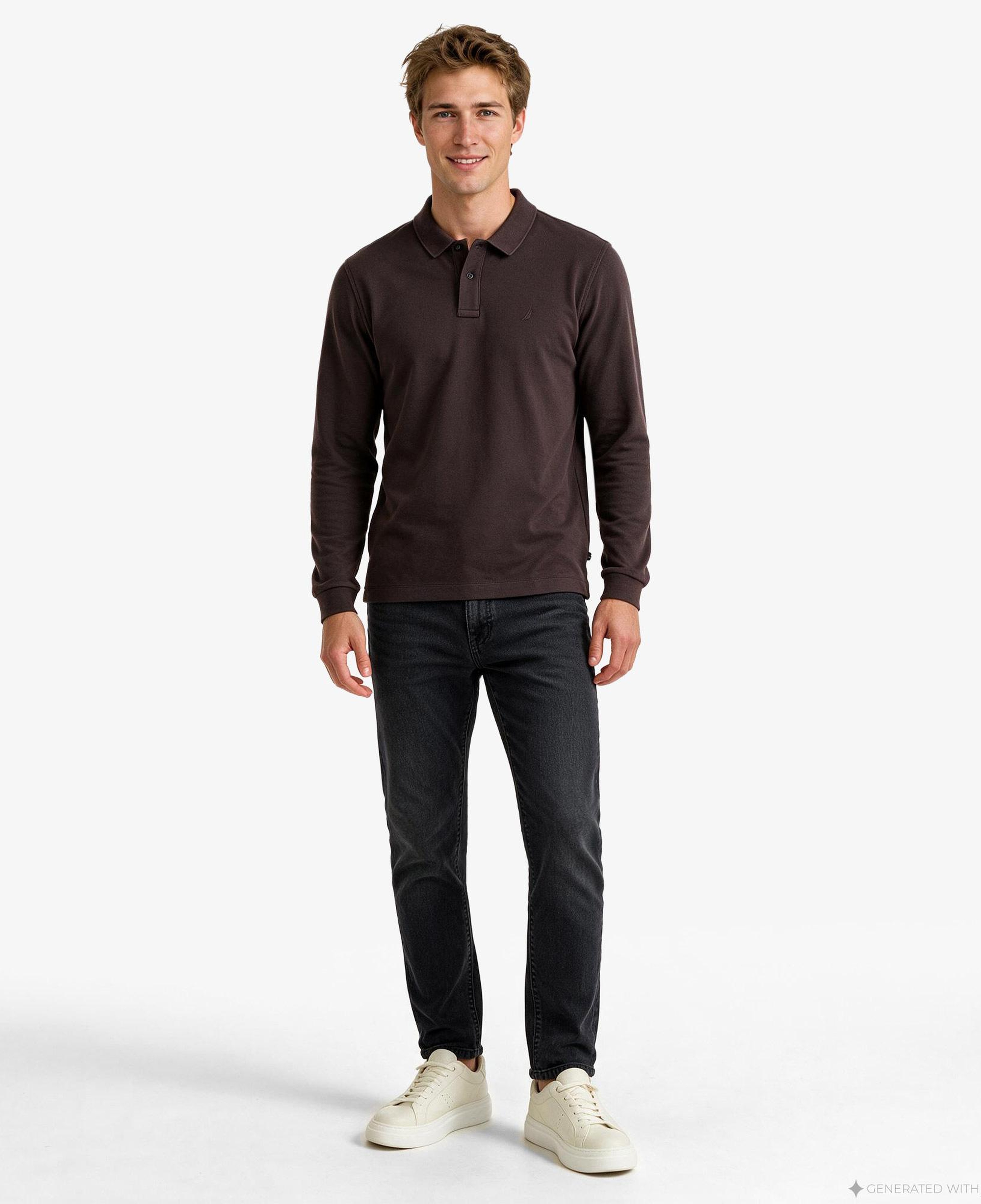 Nautica Erkek Gri Tapered Denim Pantolon