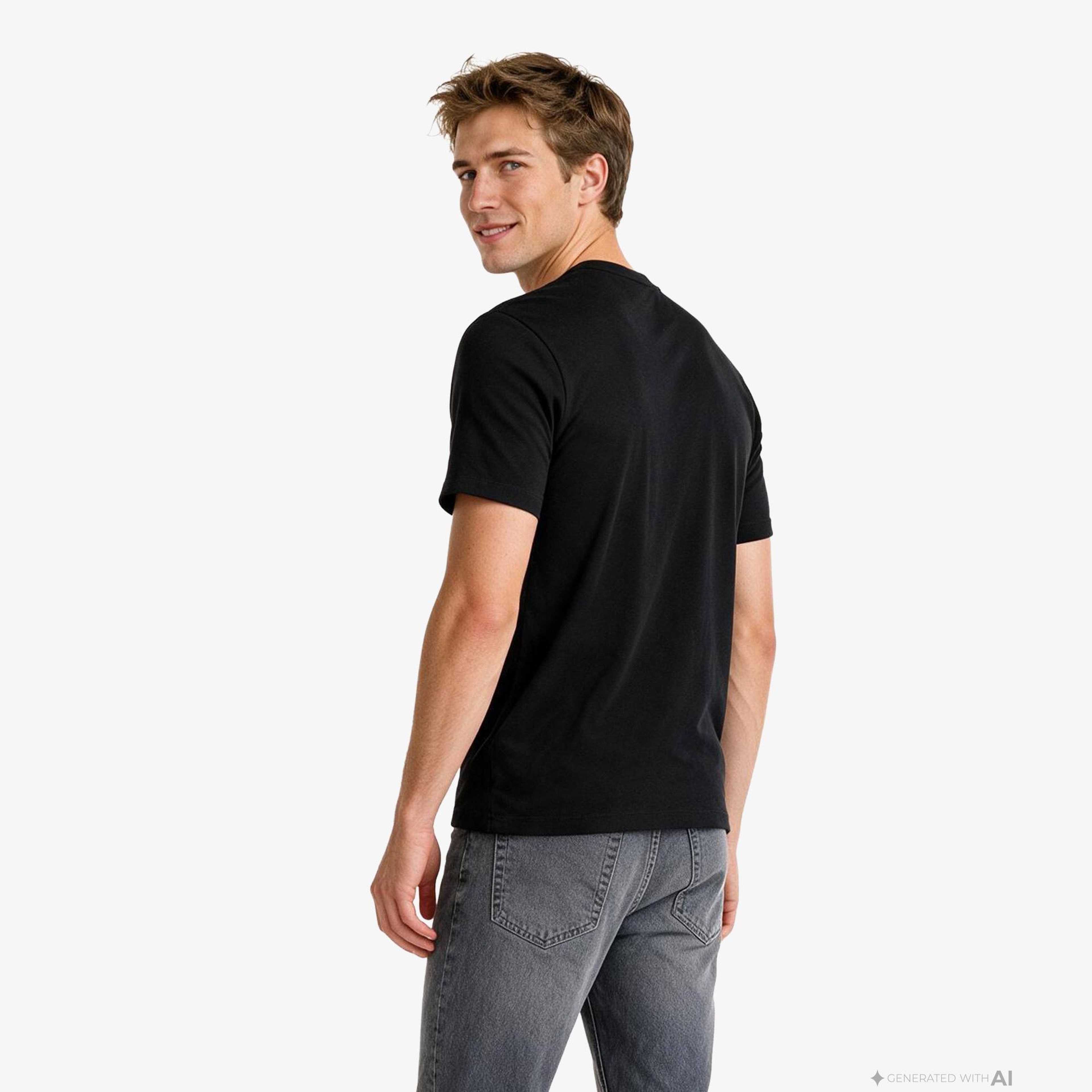 Nautica Erkek Siyah Regular Fit T-Shirt
