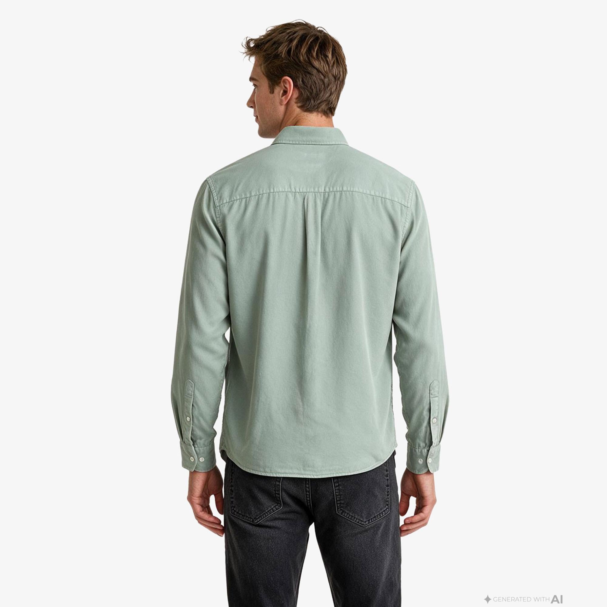 Nautica Erkek Yeşil Regular Fit Gömlek