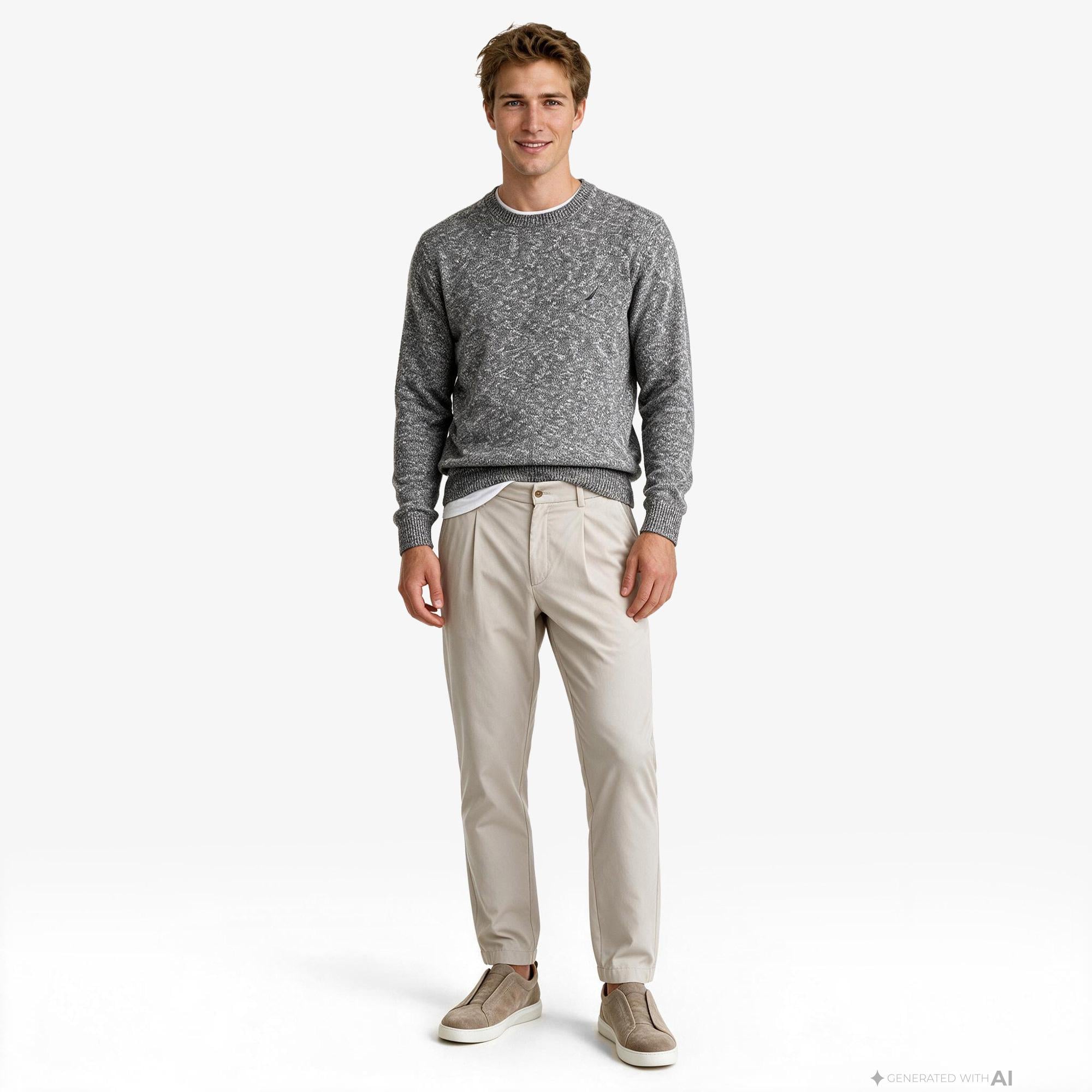 Nautica Erkek Bej Tapered Pantolon