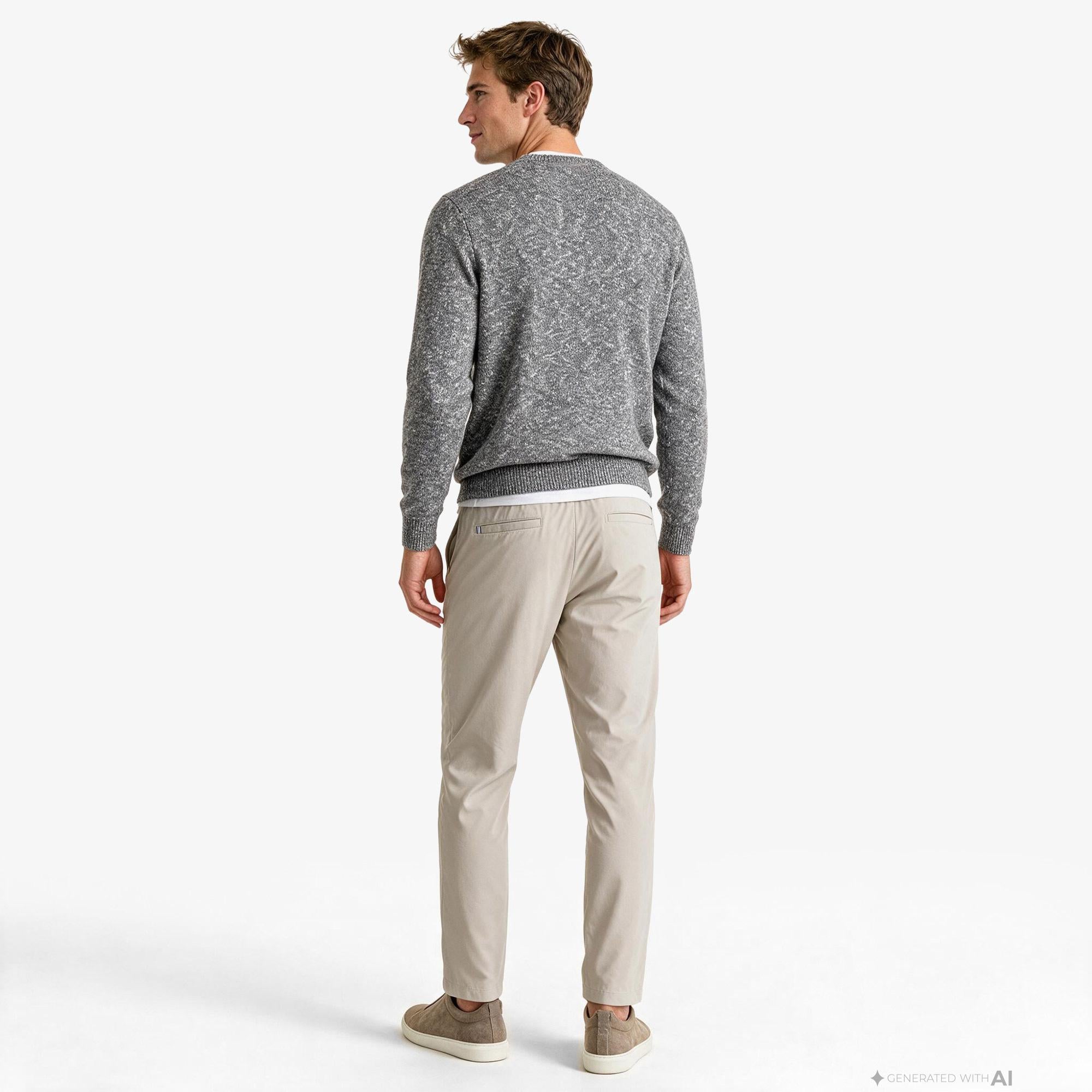 Nautica Erkek Bej Tapered Pantolon