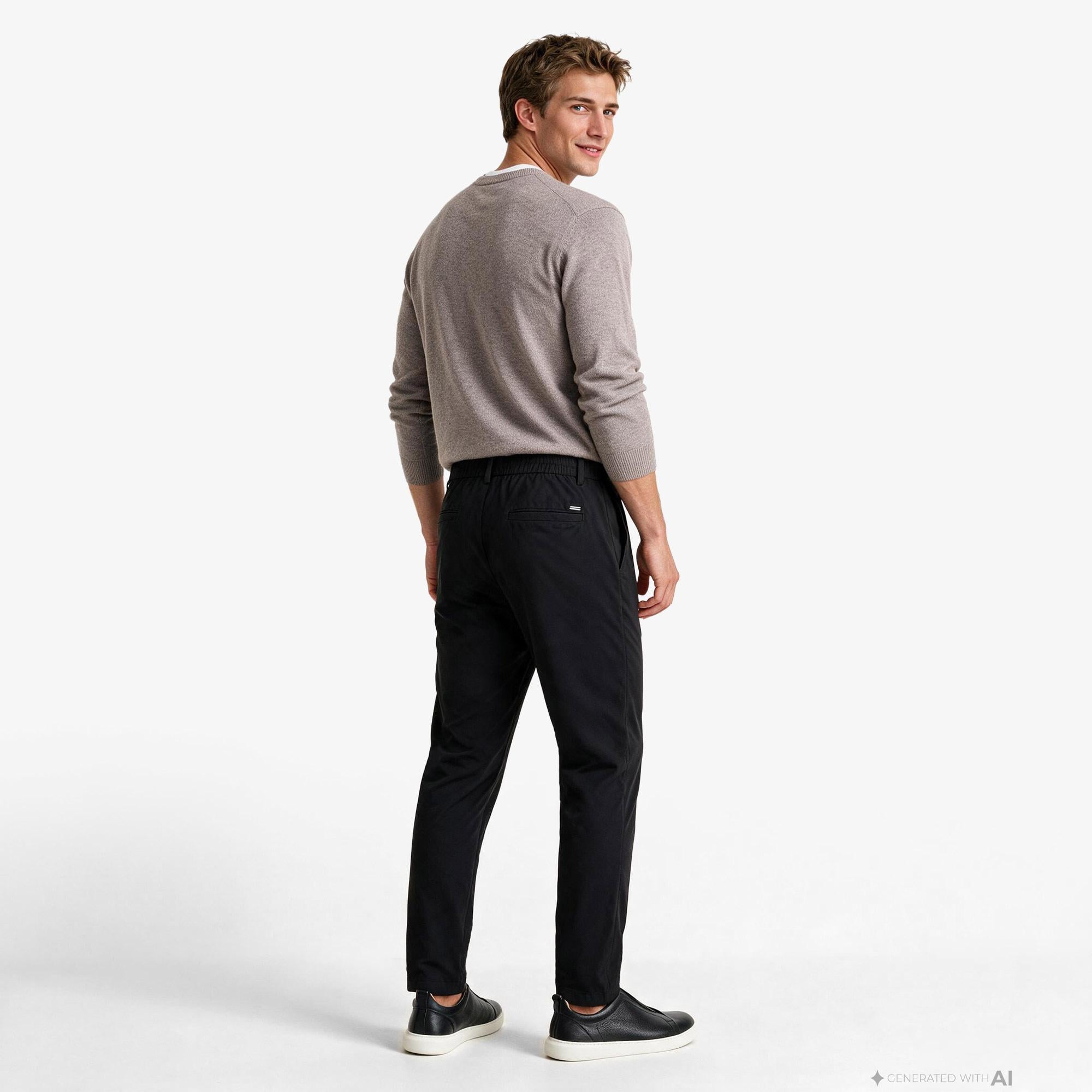 Nautica Erkek Siyah Tapered Pantolon