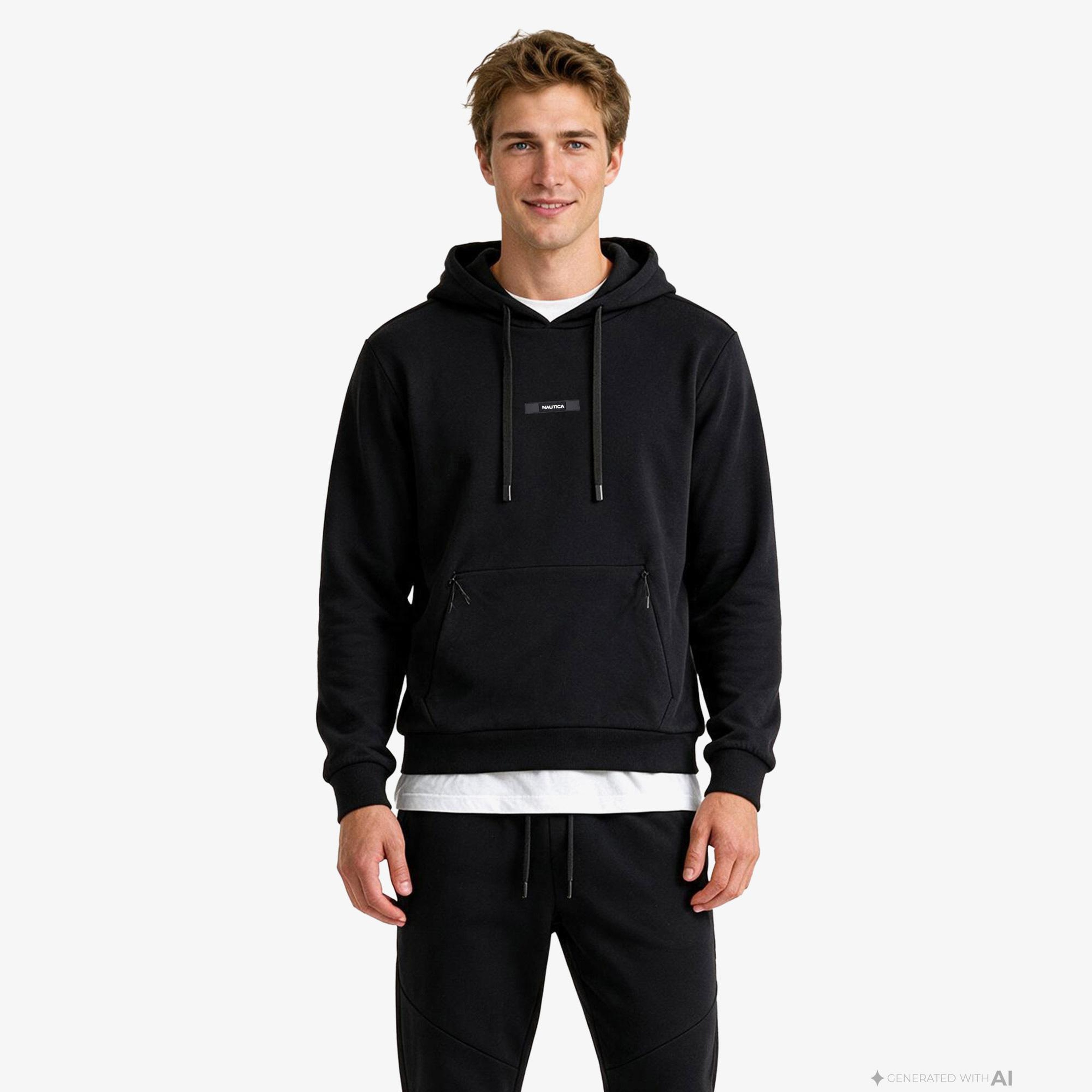 Nautica Erkek Siyah Sweatshirt