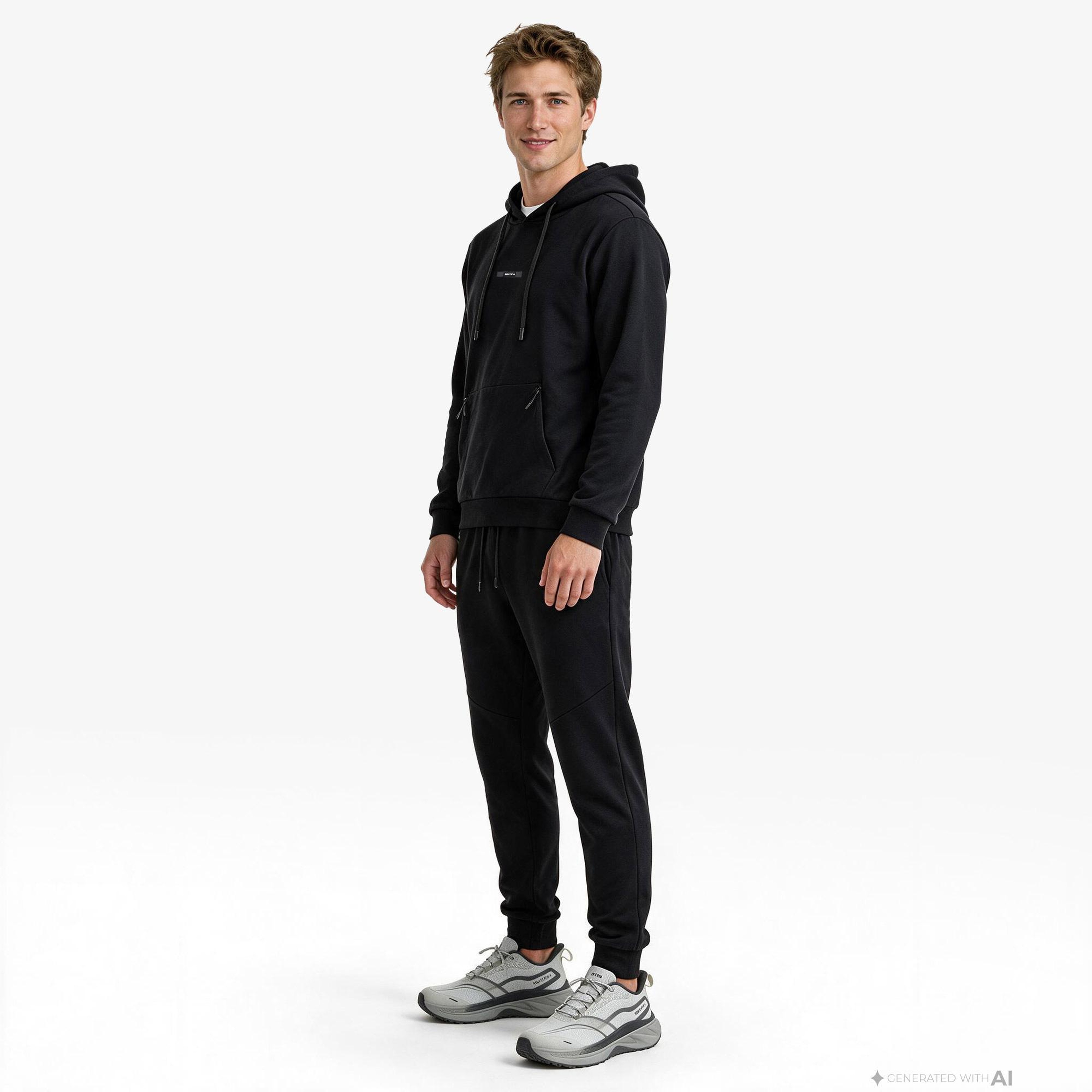Nautica Erkek Siyah Sweatshirt
