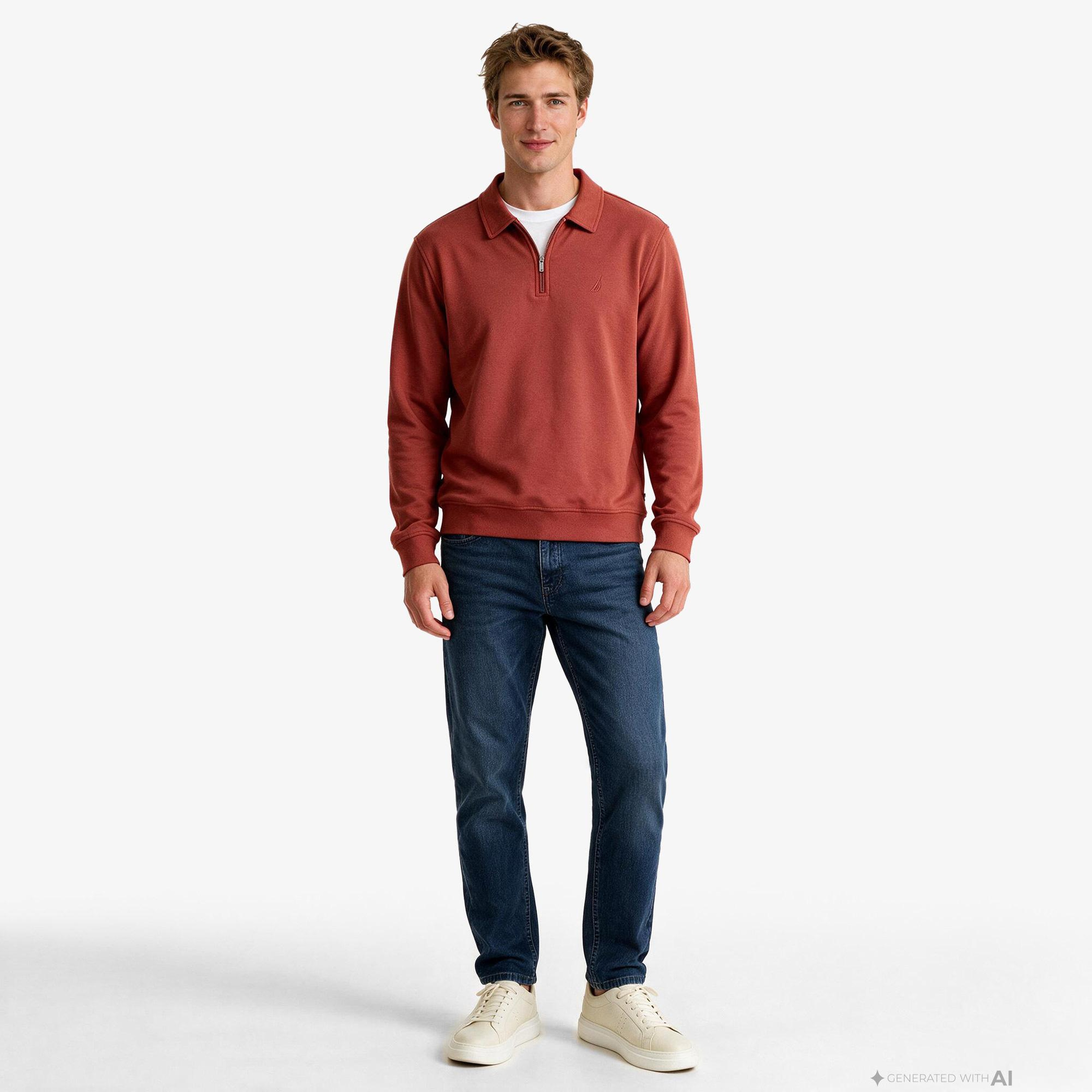 Nautica Erkek Lacivert Tapered Denim Pantolon