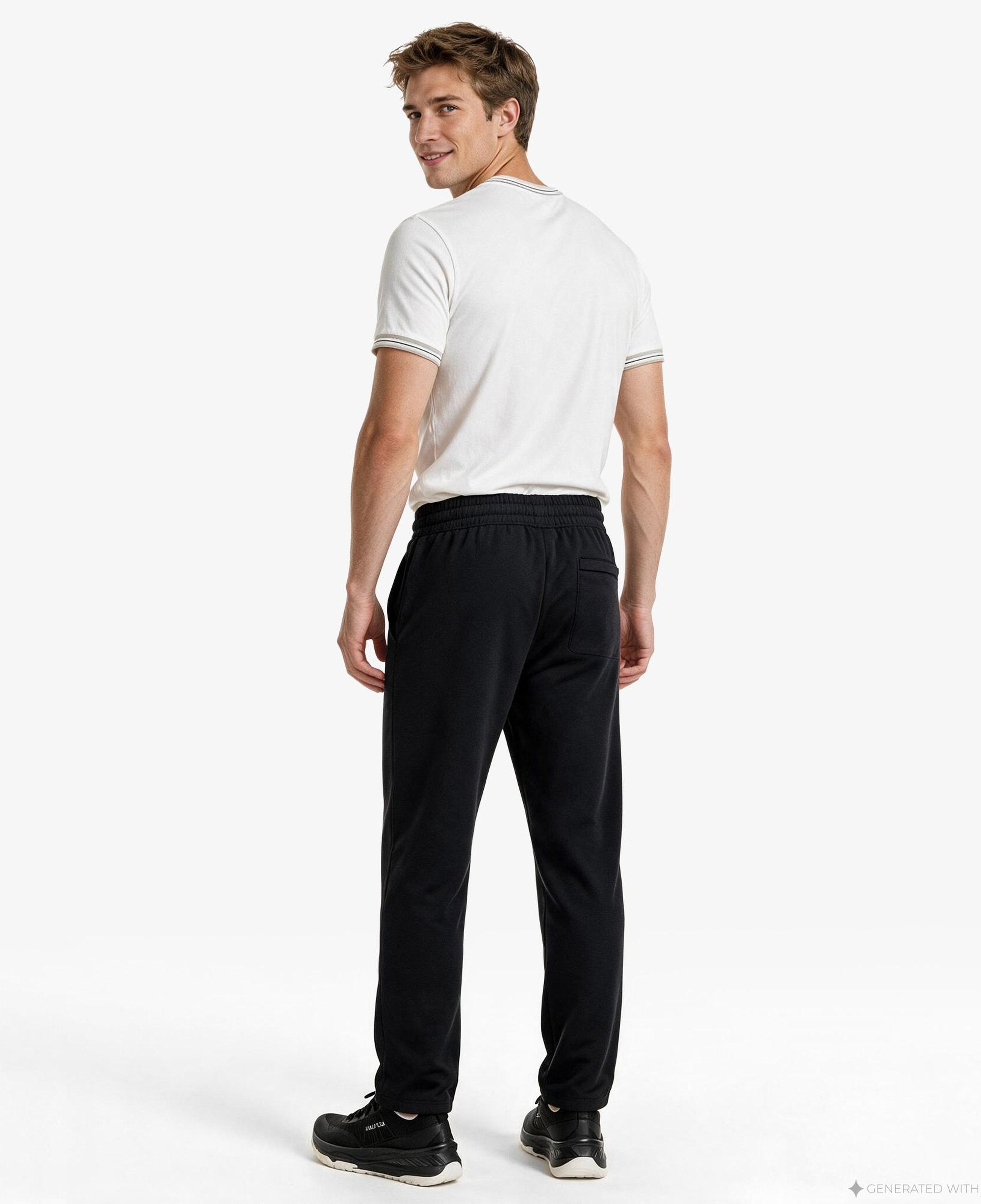 Nautica Erkek Siyah Regular Fit Eşofman Altı
