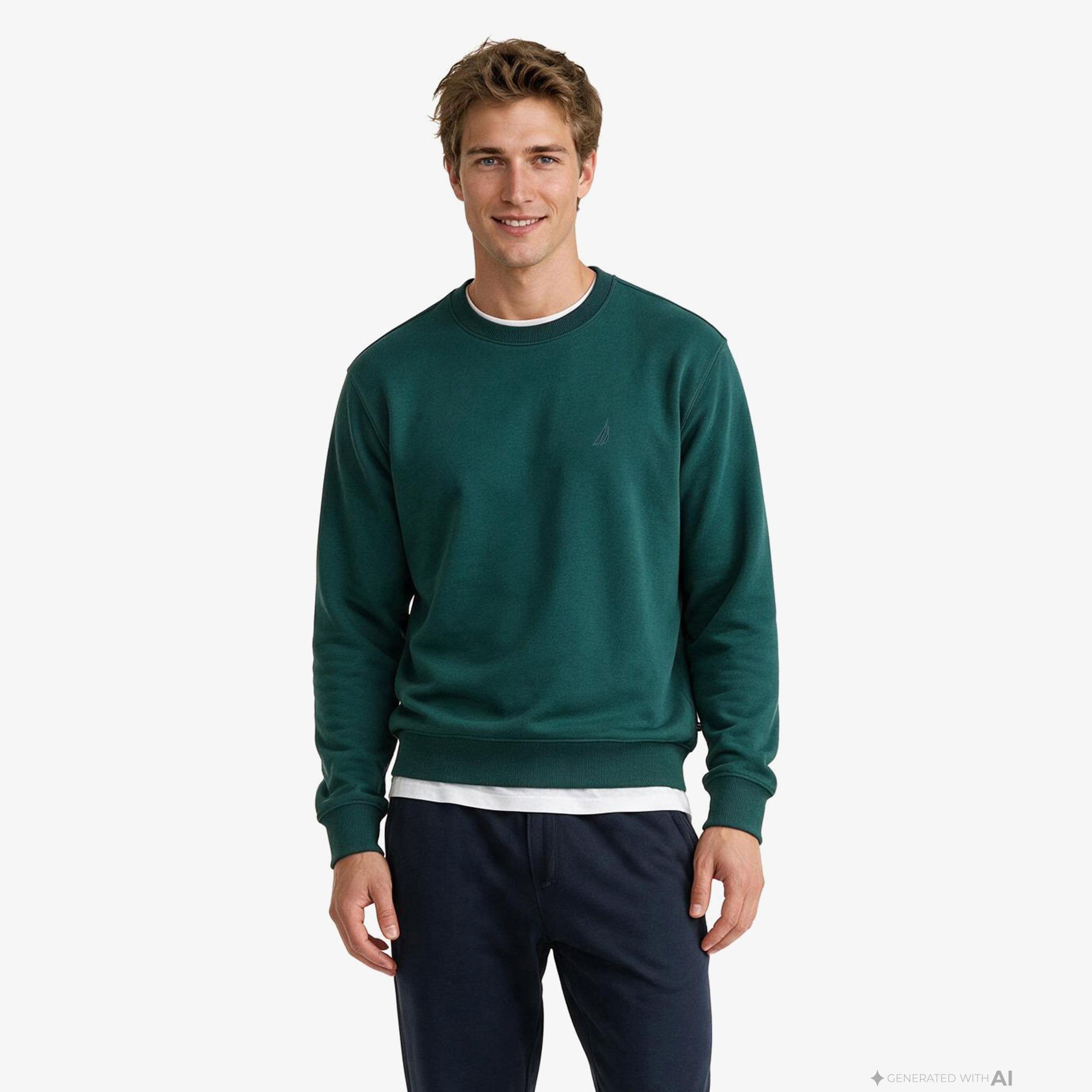 Nautica Erkek Yeşil Sweatshirt
