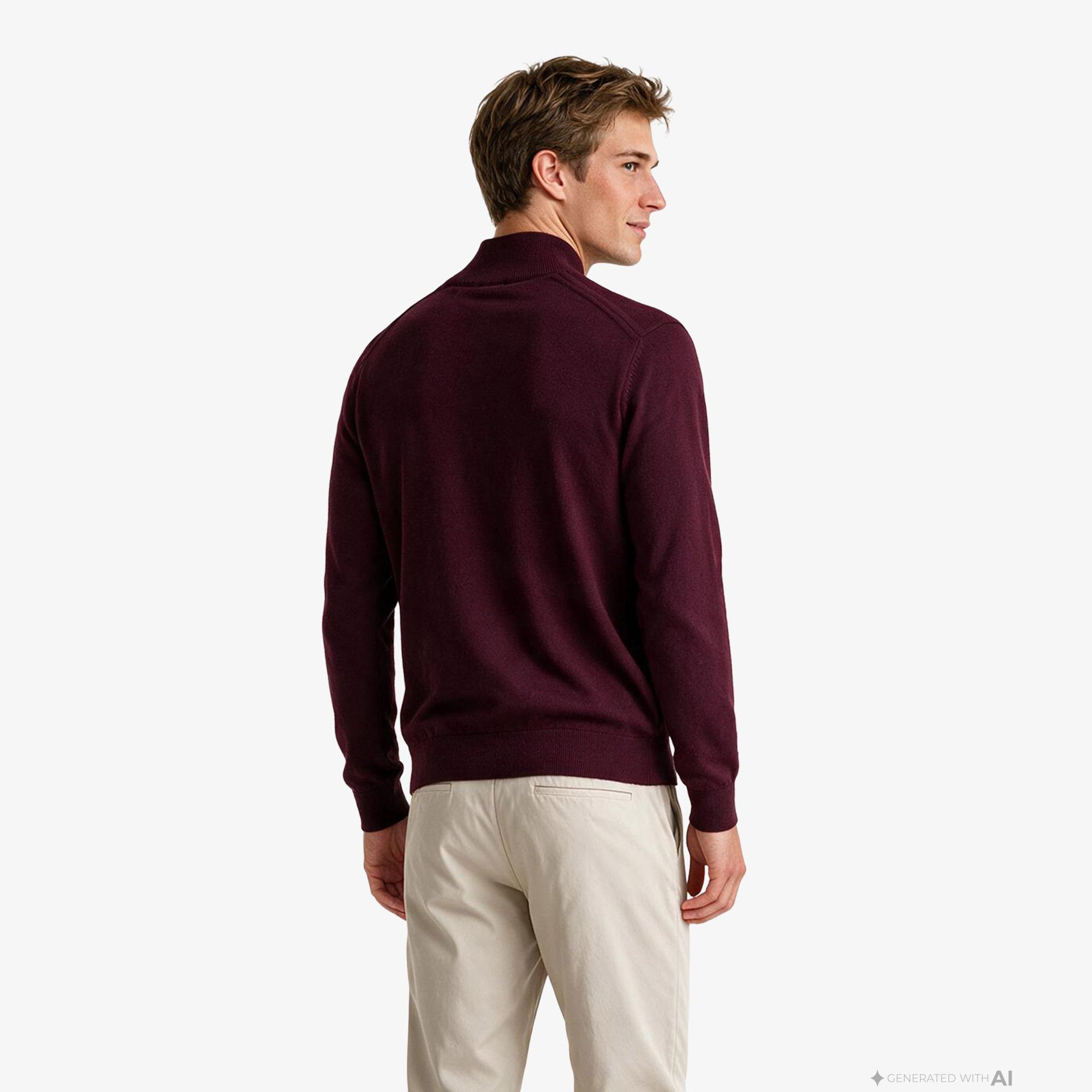 Nautica Erkek Kırmızı Regular Fit Triko
