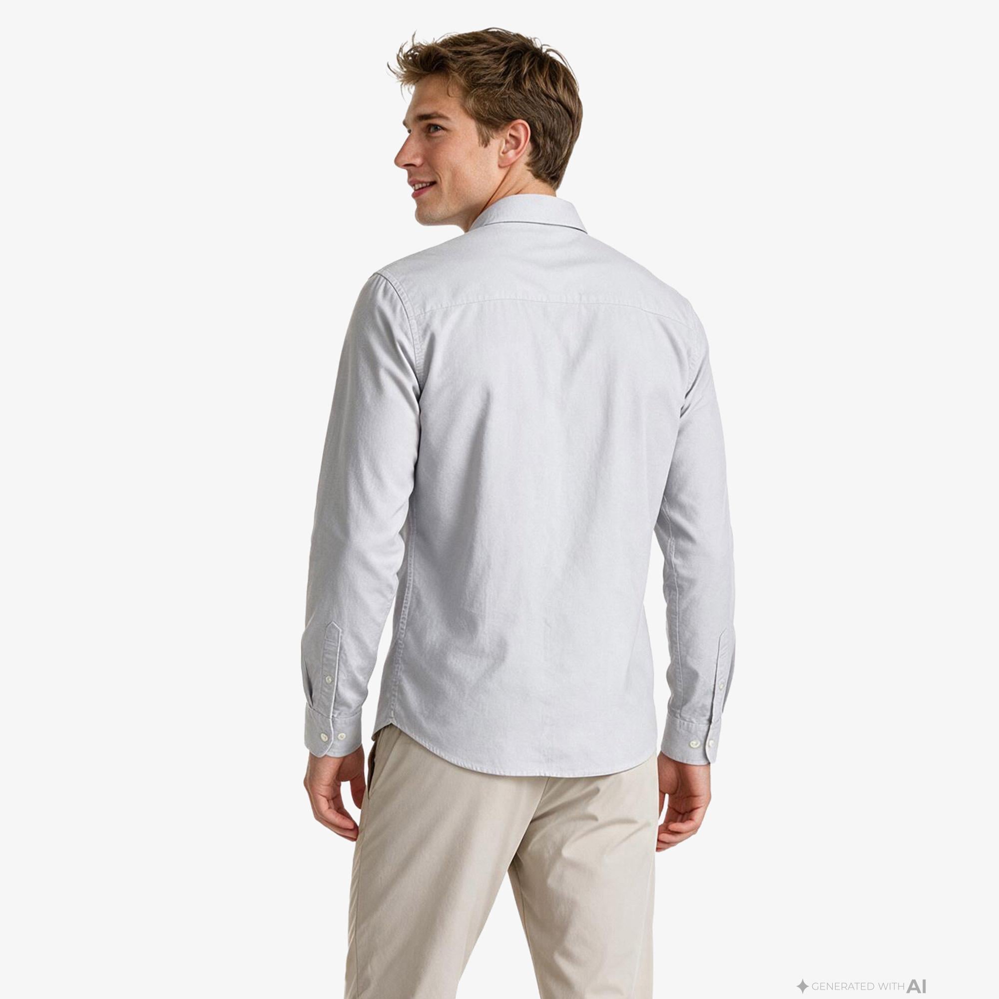 Nautica Erkek Gri Regular Fit Gömlek