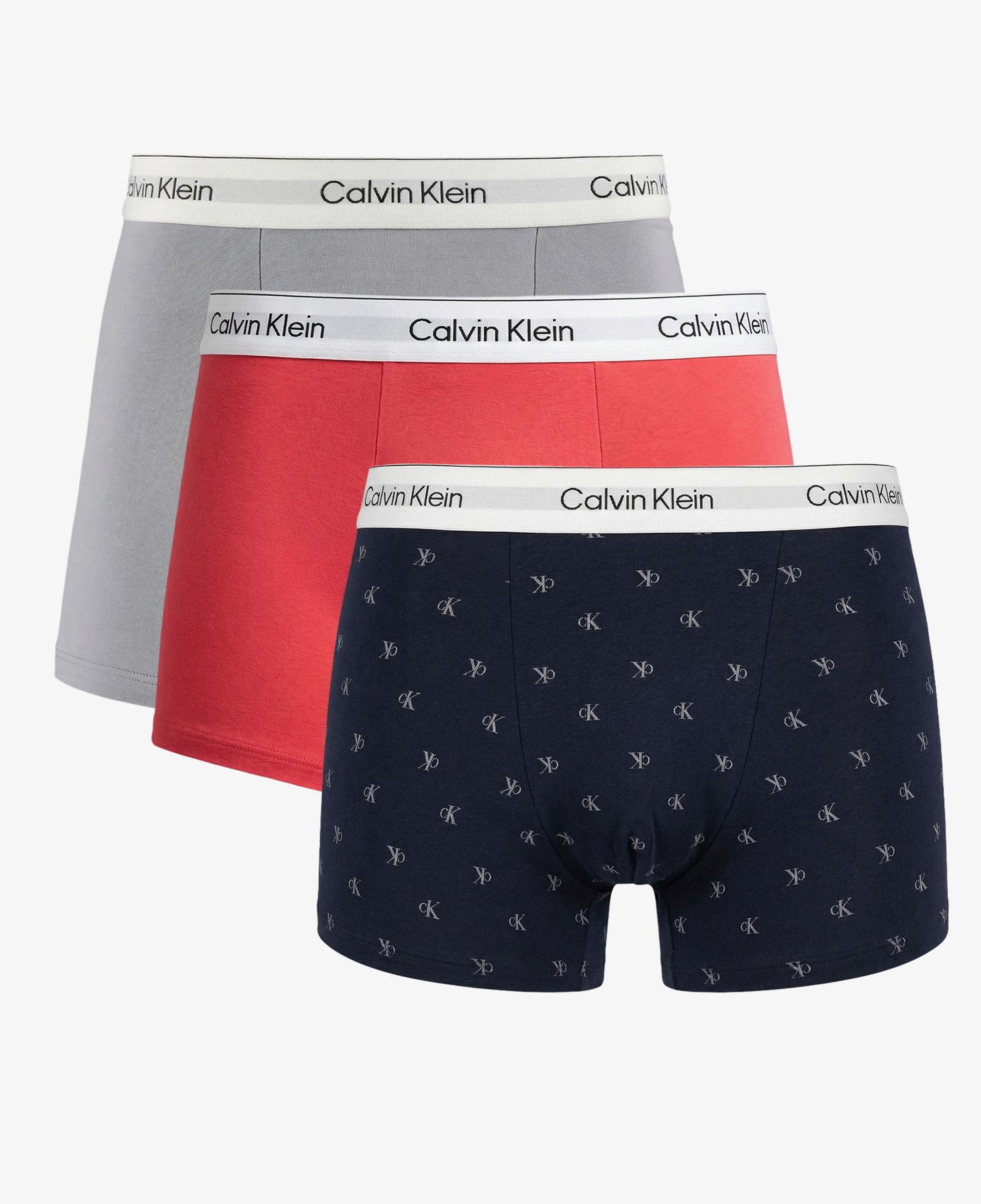 Calvin Klein Relaxed Fit Trunk 3'lü Erkek Pembe Boxer