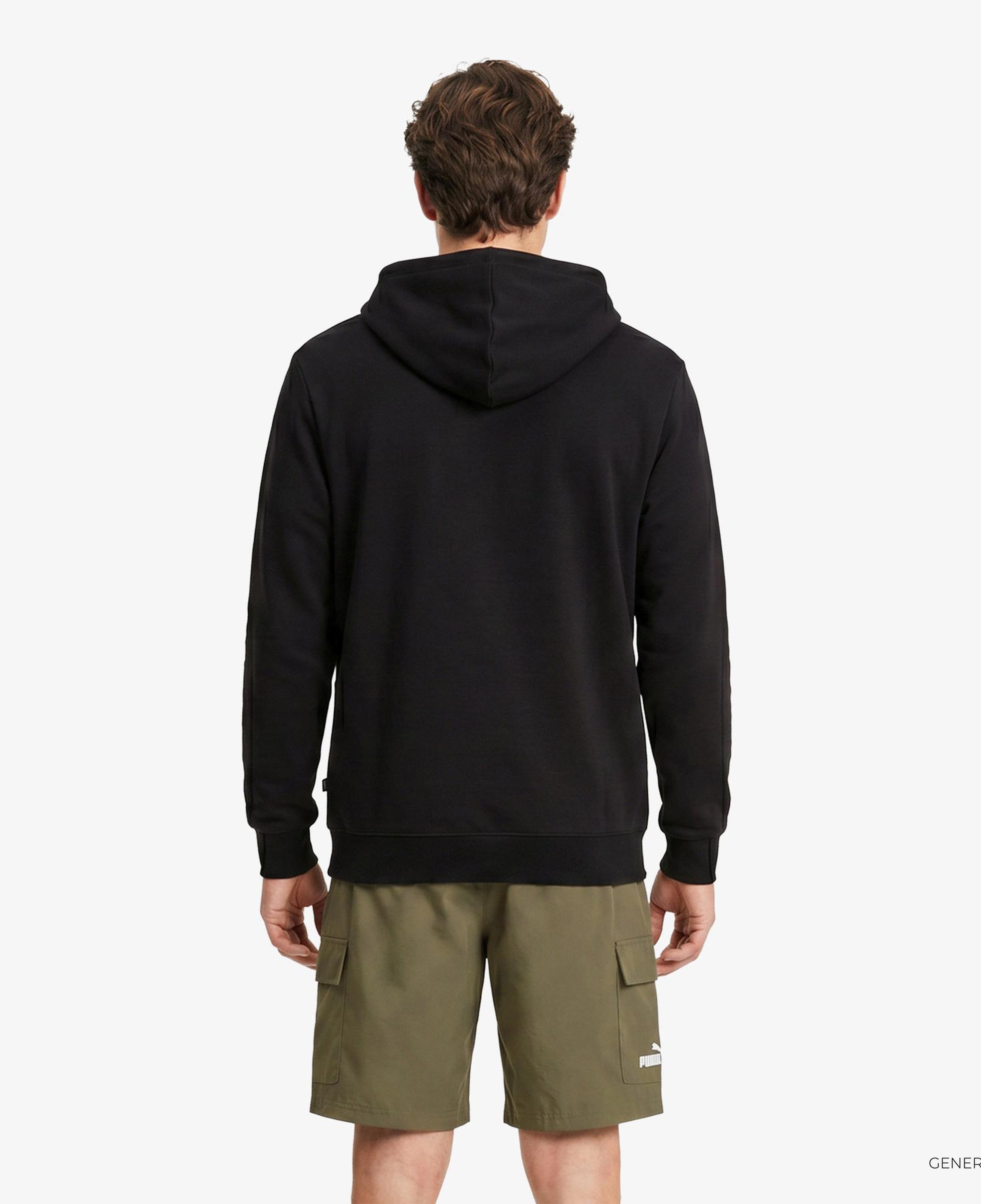 Puma Essential Elevated  Erkek Siyah Sweatshirt