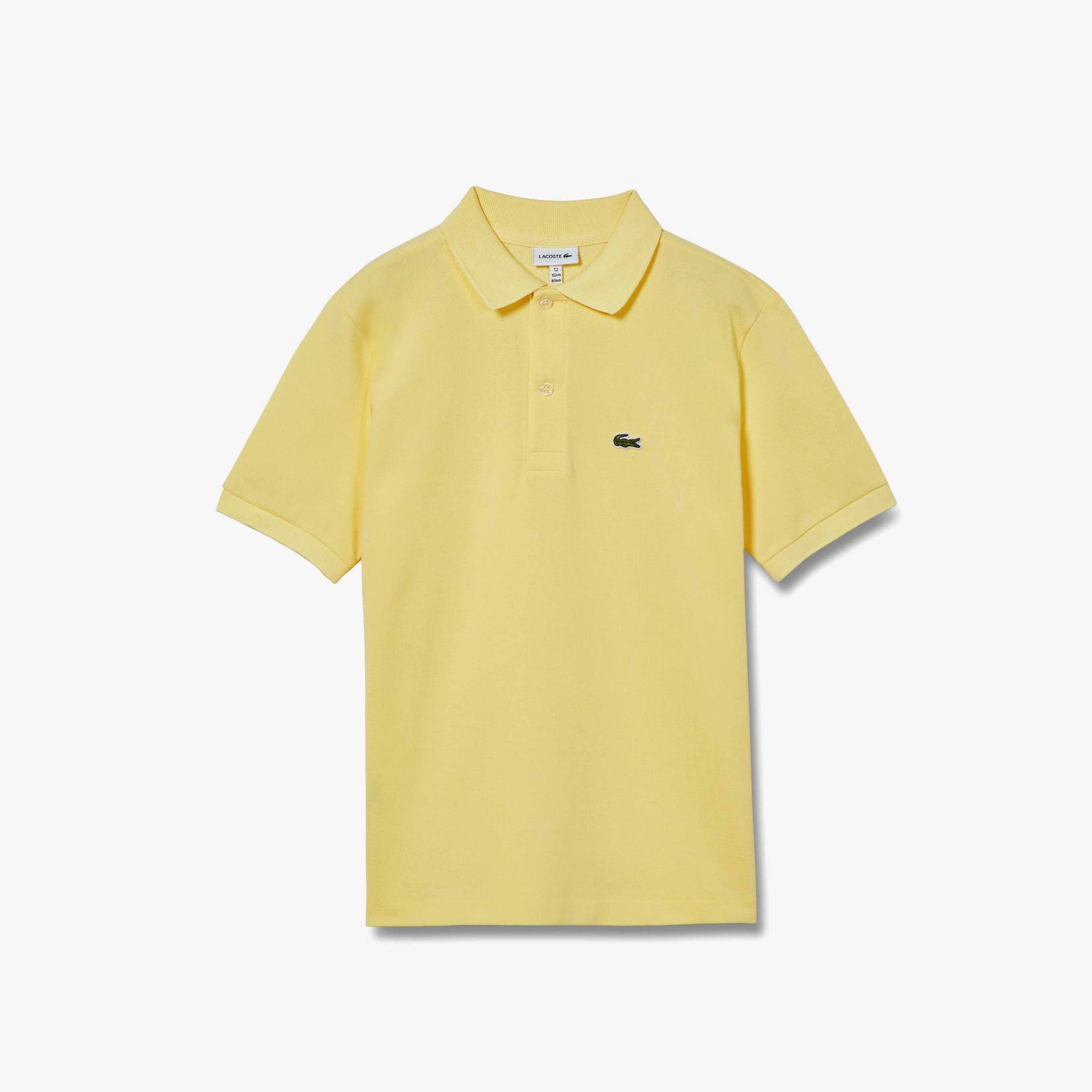 Çocuk Regular Fit Sarı Polo